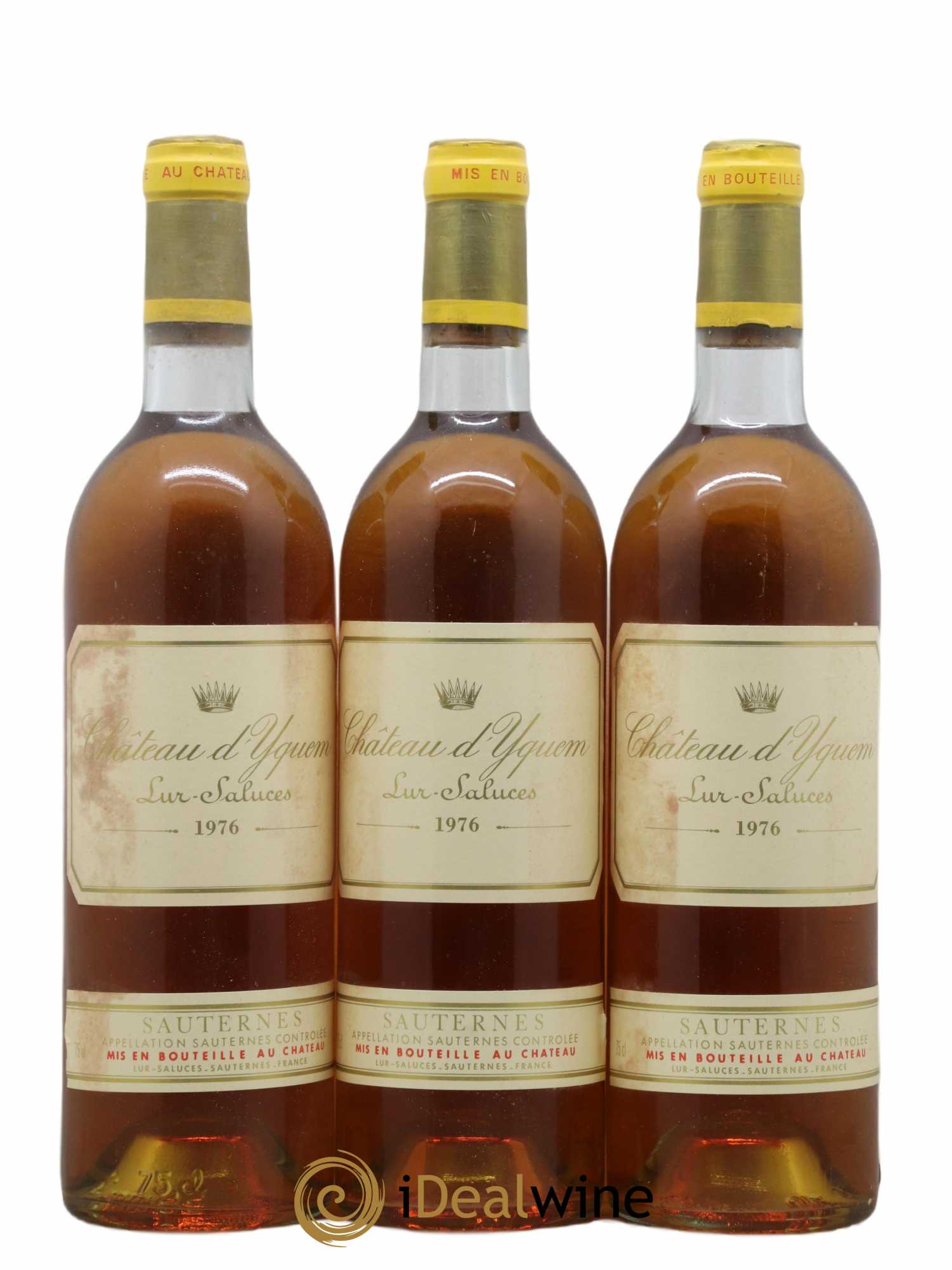 Château d' Yquem 1er Cru Classé Supérieur 1976 - Lotto di 3 bottiglie - 0