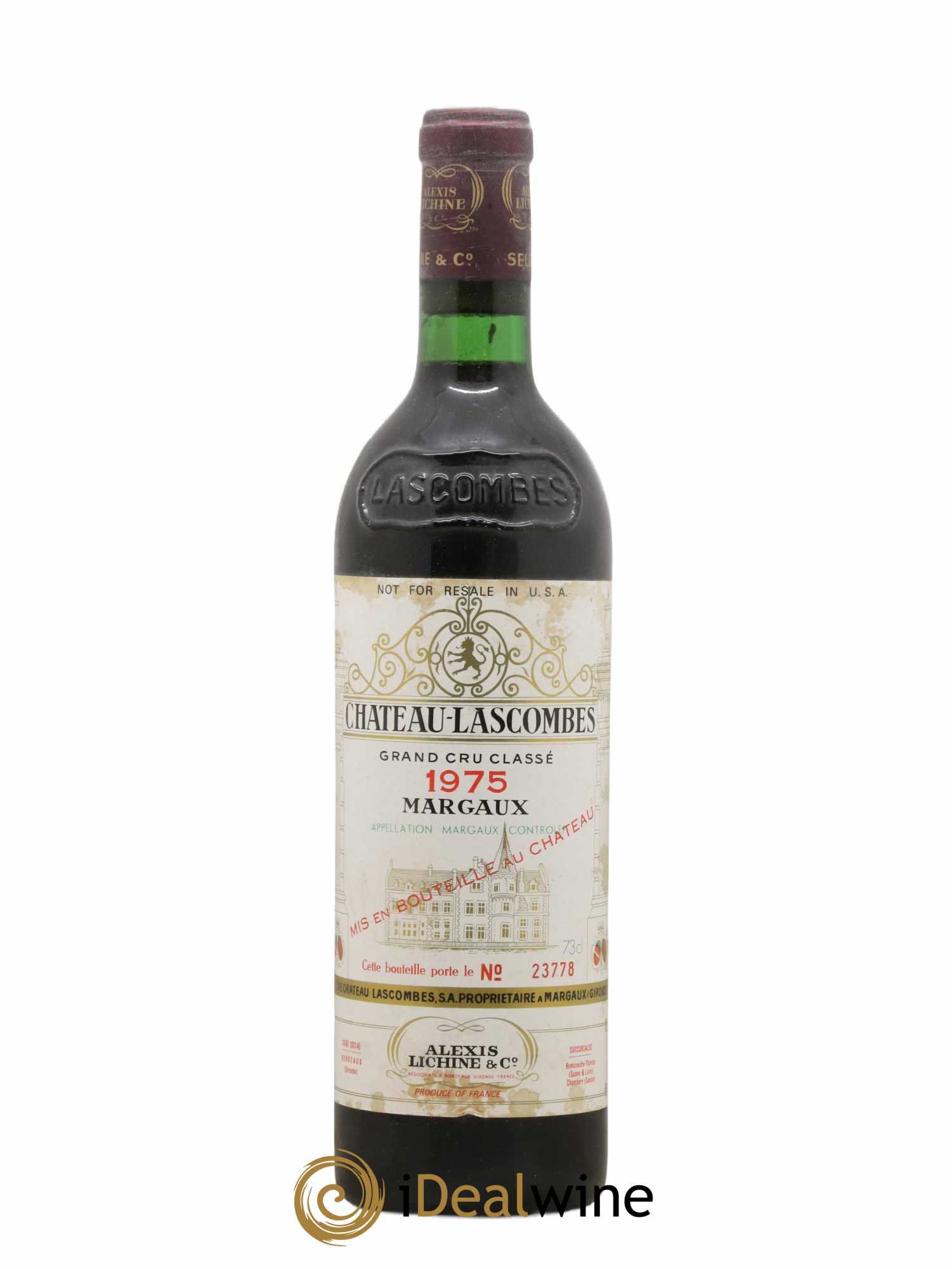 Château Lascombes 2ème Grand Cru Classé 1975 - Lot de 1 bouteille - 0