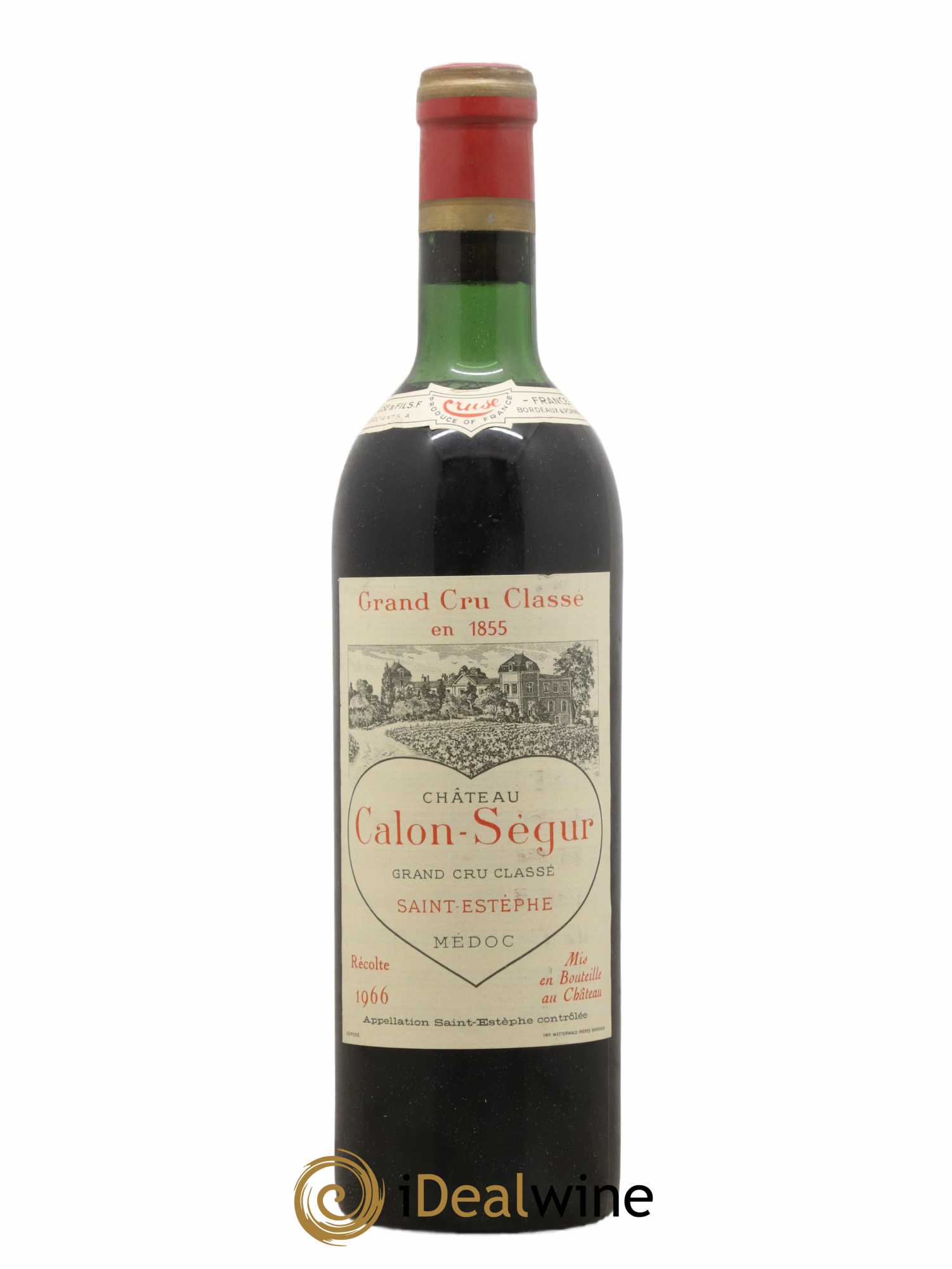 Château Calon Ségur 3ème Grand Cru Classé 1966 - Lot de 1 bouteille - 0