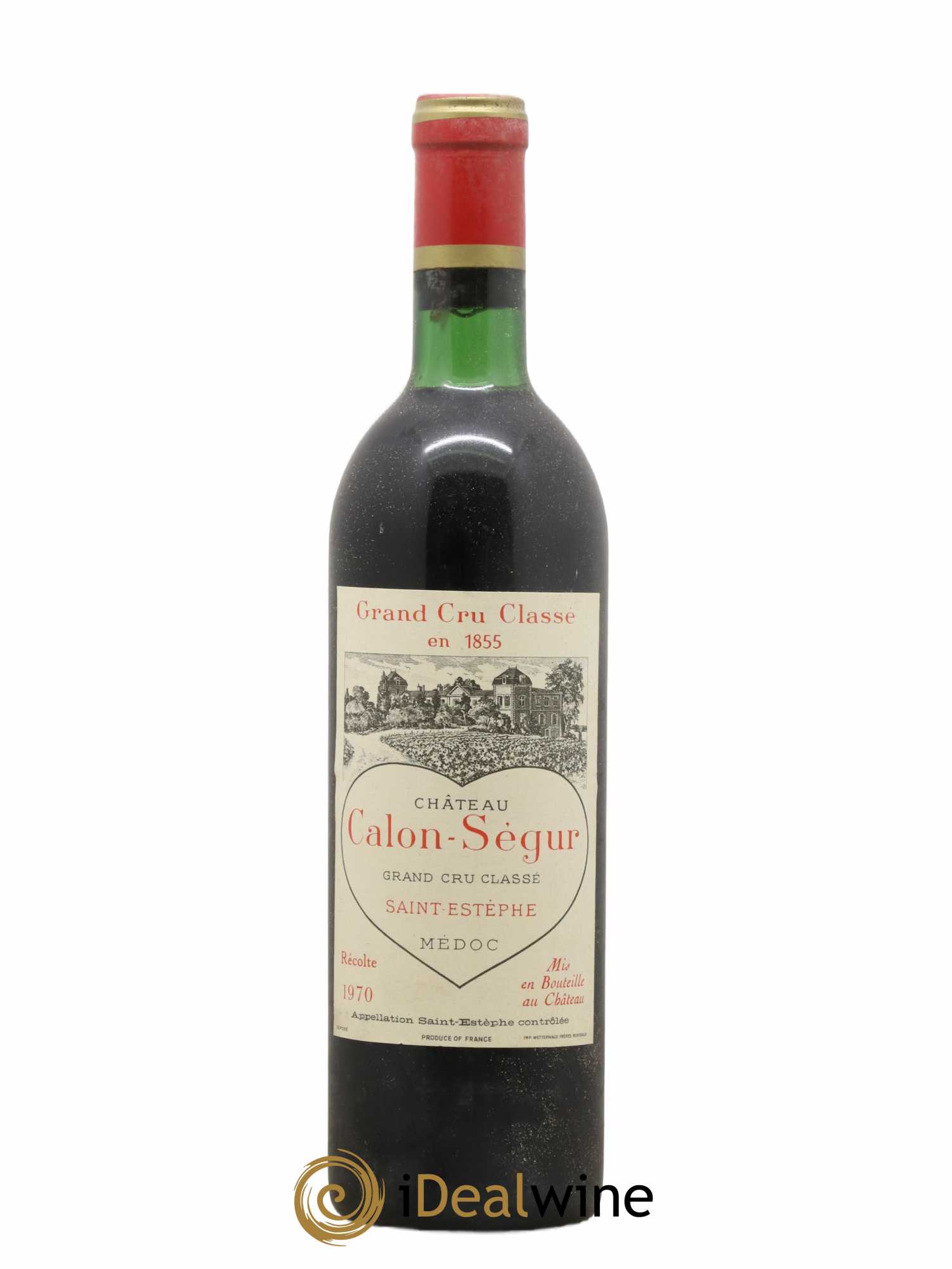 Château Calon Ségur 3ème Grand Cru Classé 1970 - Lot de 1 bouteille - 0