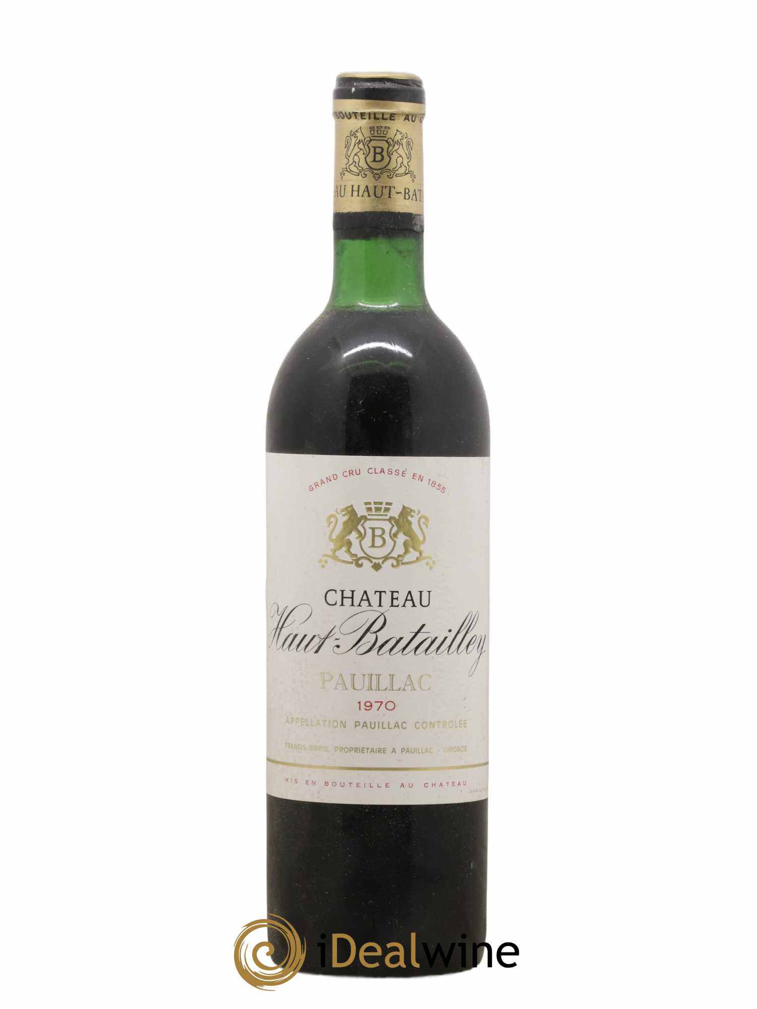 Château Haut Batailley 5ème Grand Cru Classé 1970 - Lot de 1 bouteille - 0