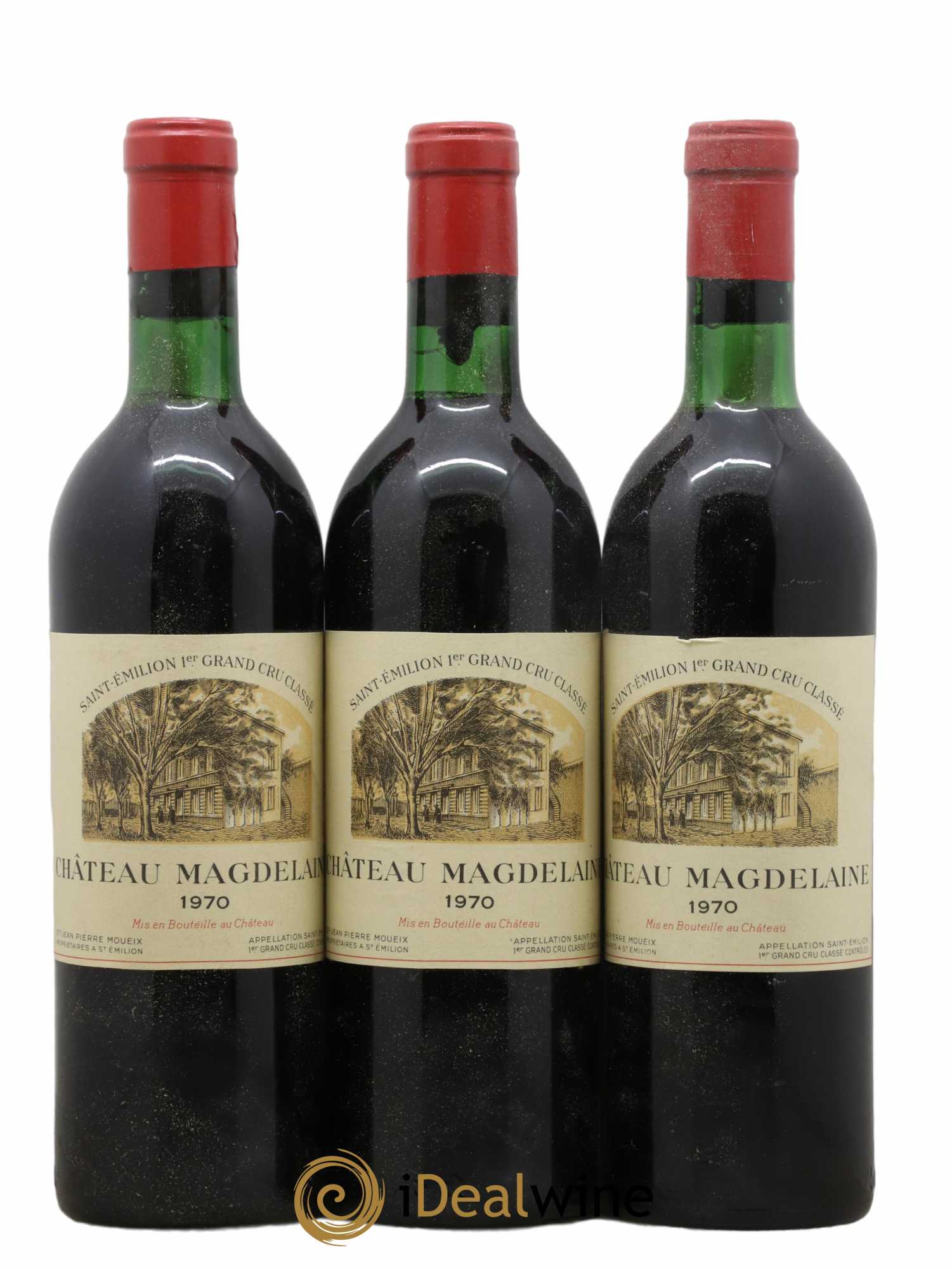 Château Magdelaine 1970 - Lot of 3 bottles - 0
