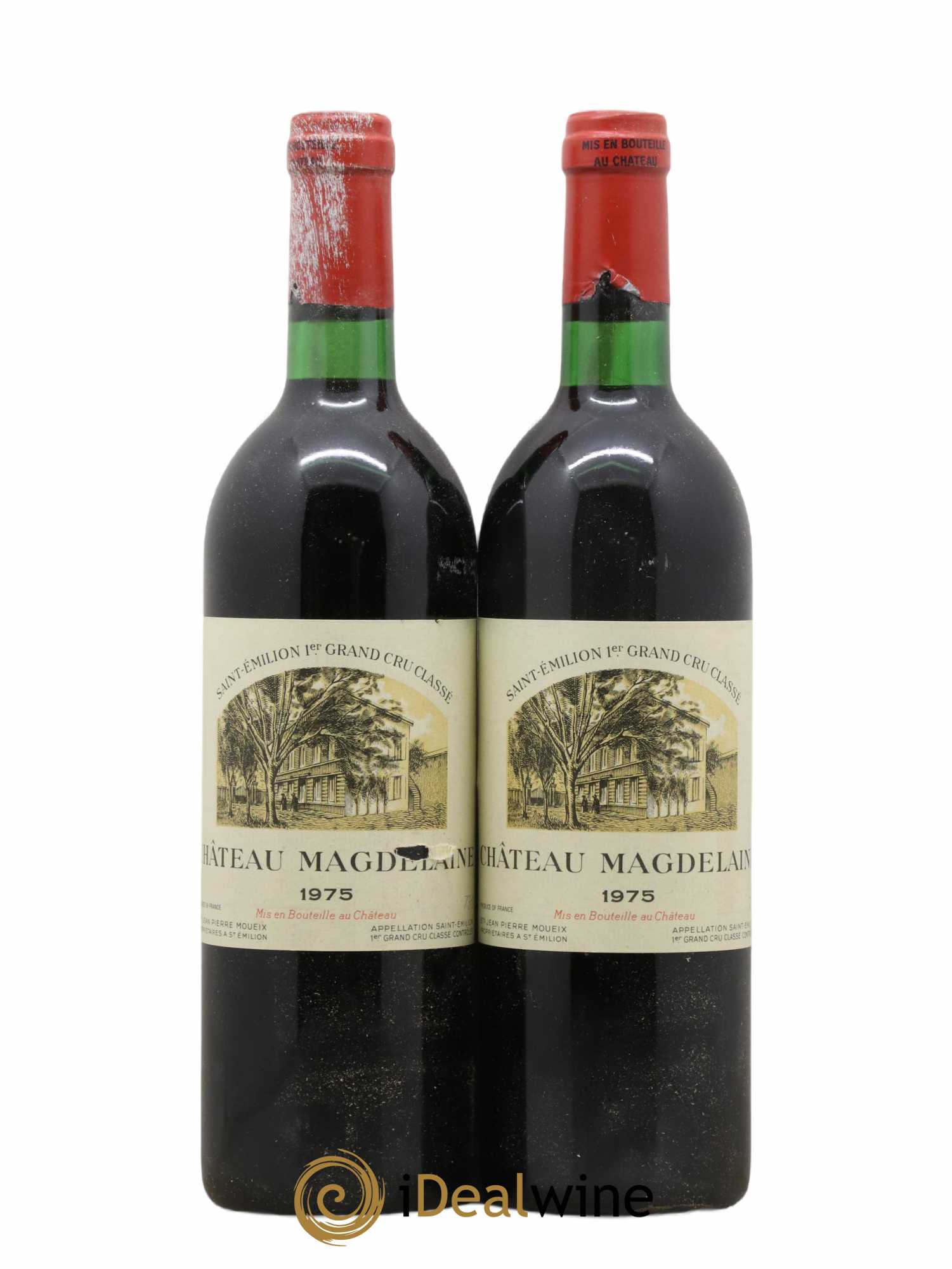 Château Magdelaine 1975 - Lot de 2 bouteilles - 0