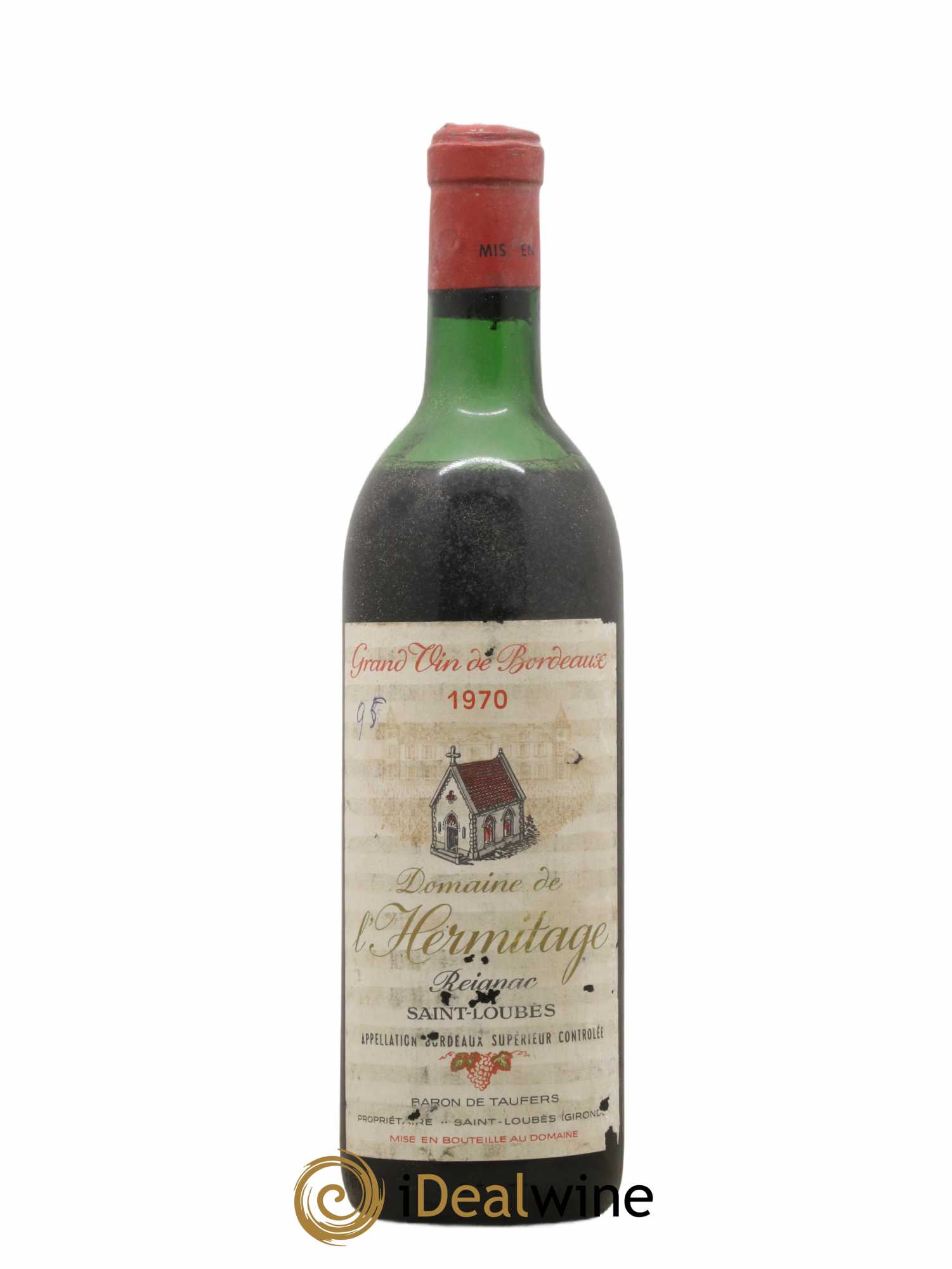 Bordeaux Supérieur Domaine L'Hermitage Reignac Saint Loubes (sans prix de réserve) 1970 - Lot de 1 bouteille - 0