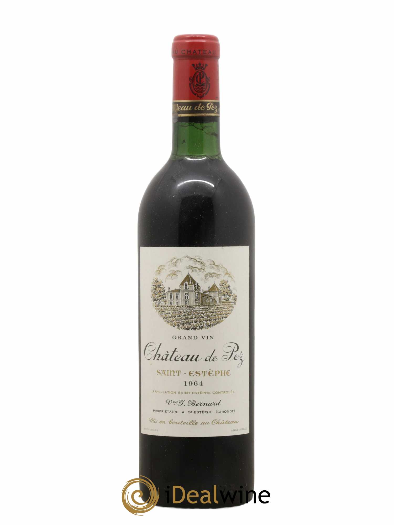 Château Tour de Pez Cru Bourgeois 1964 - Lot de 1 bouteille - 0