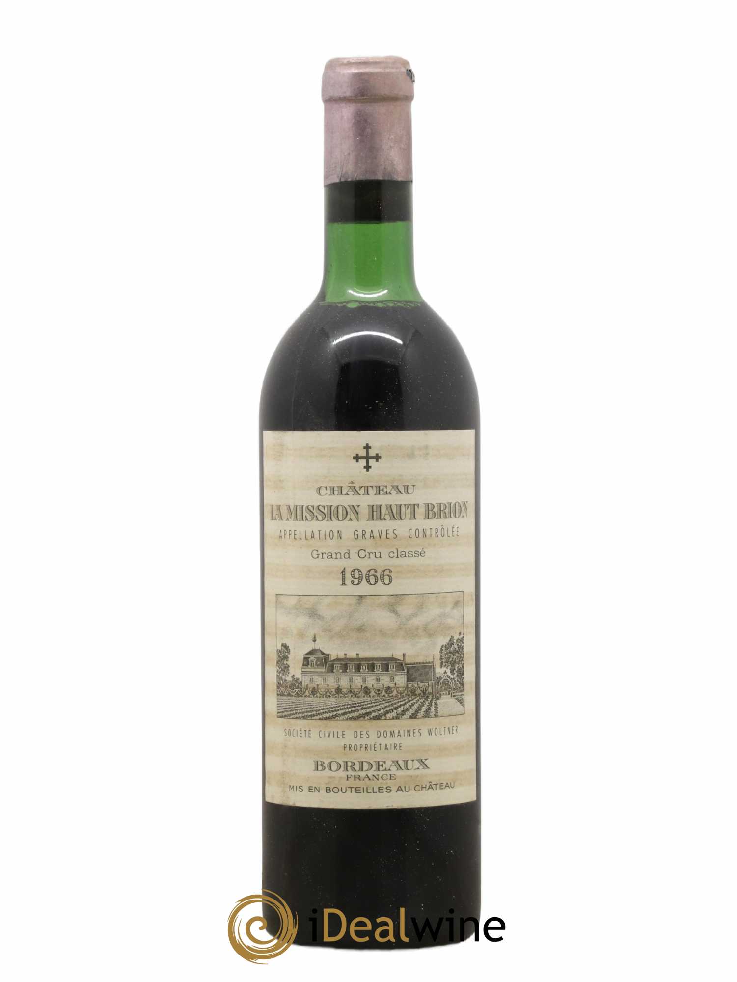 Château la Mission Haut-Brion Cru Classé de Graves 1966 - Lot de 1 bouteille - 0