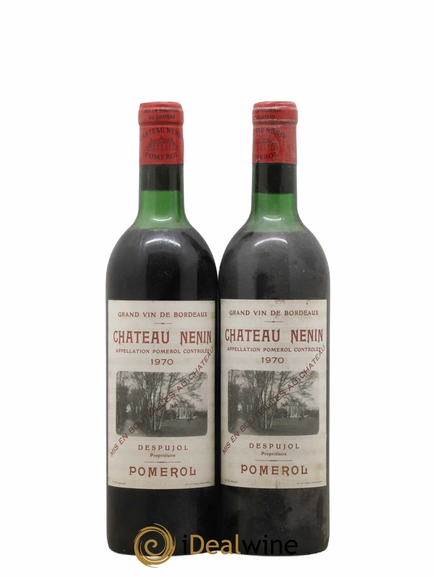 Château Nenin 1970 - Lot de 2 bouteilles - 0