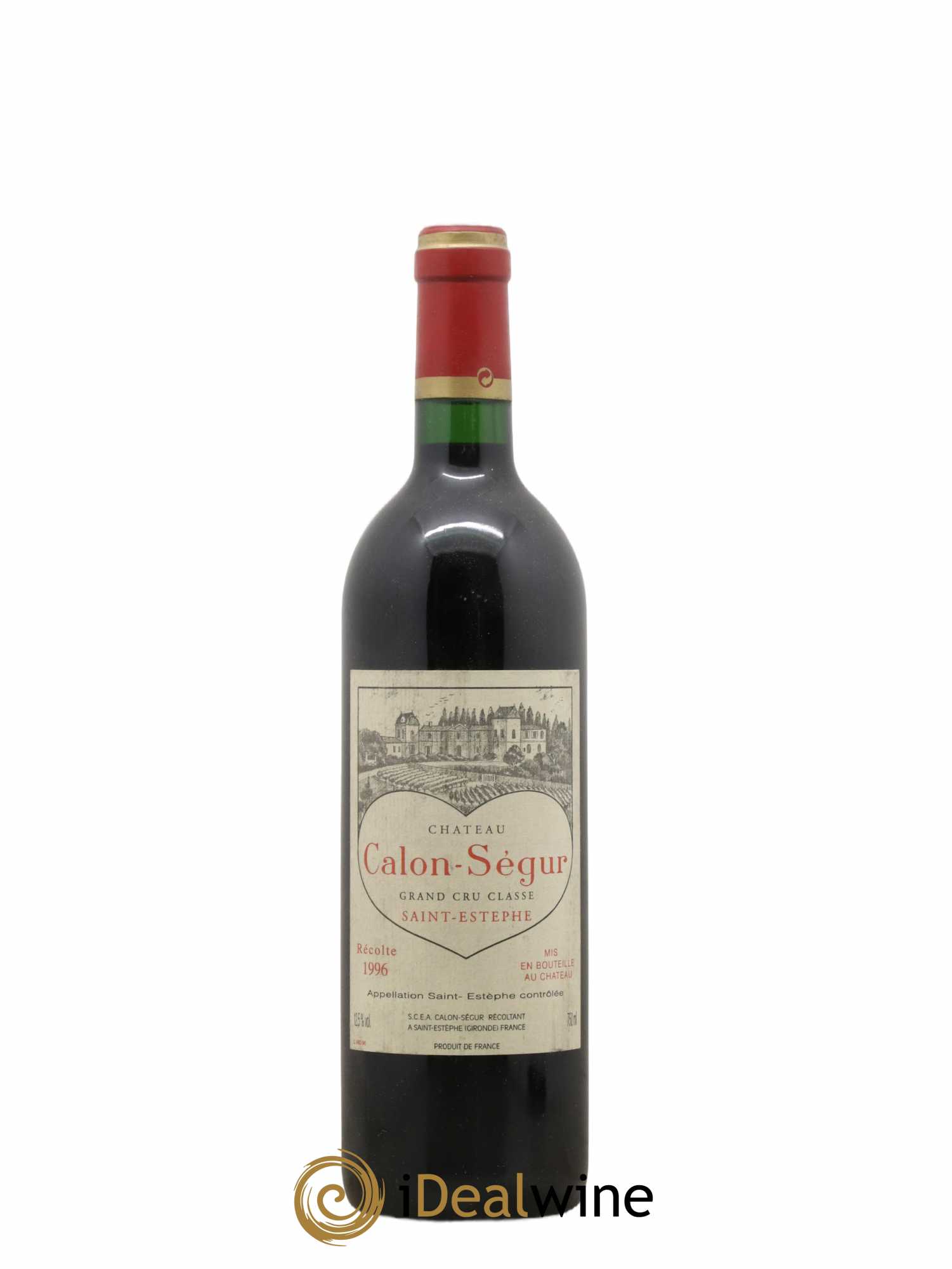 Château Calon Ségur 3ème Grand Cru Classé 1996 - Lot de 1 bouteille - 0