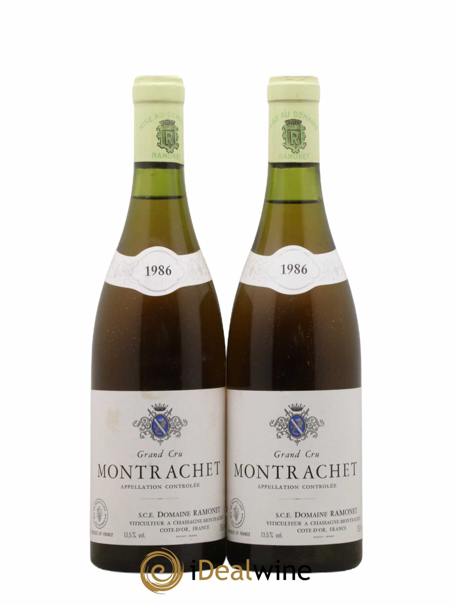 Montrachet Grand Cru Ramonet (Domaine) 1986 - Lot de 2 bouteilles - 0