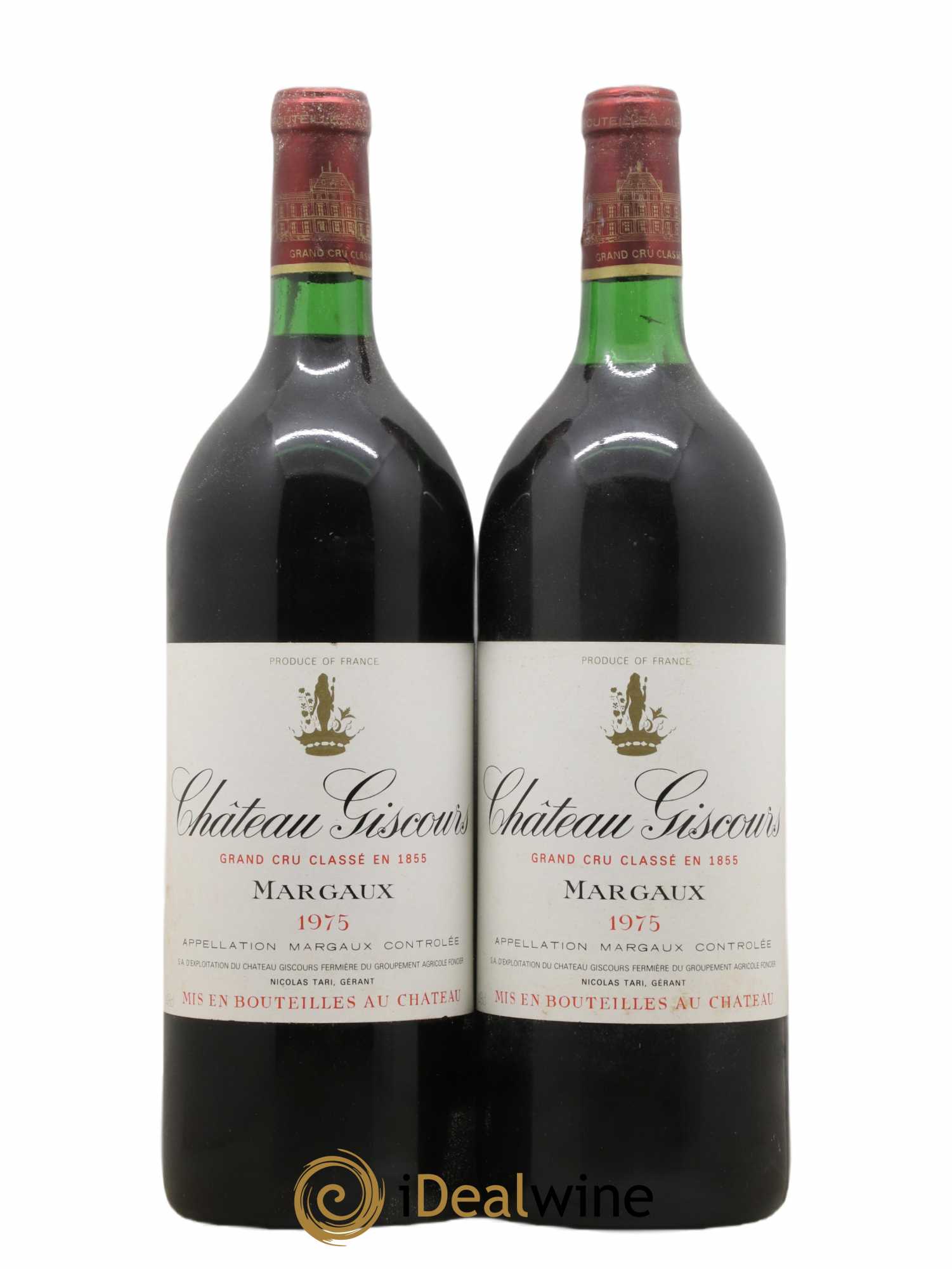 Château Giscours 3ème Grand Cru Classé 1975 - Lot de 2 magnums - 0