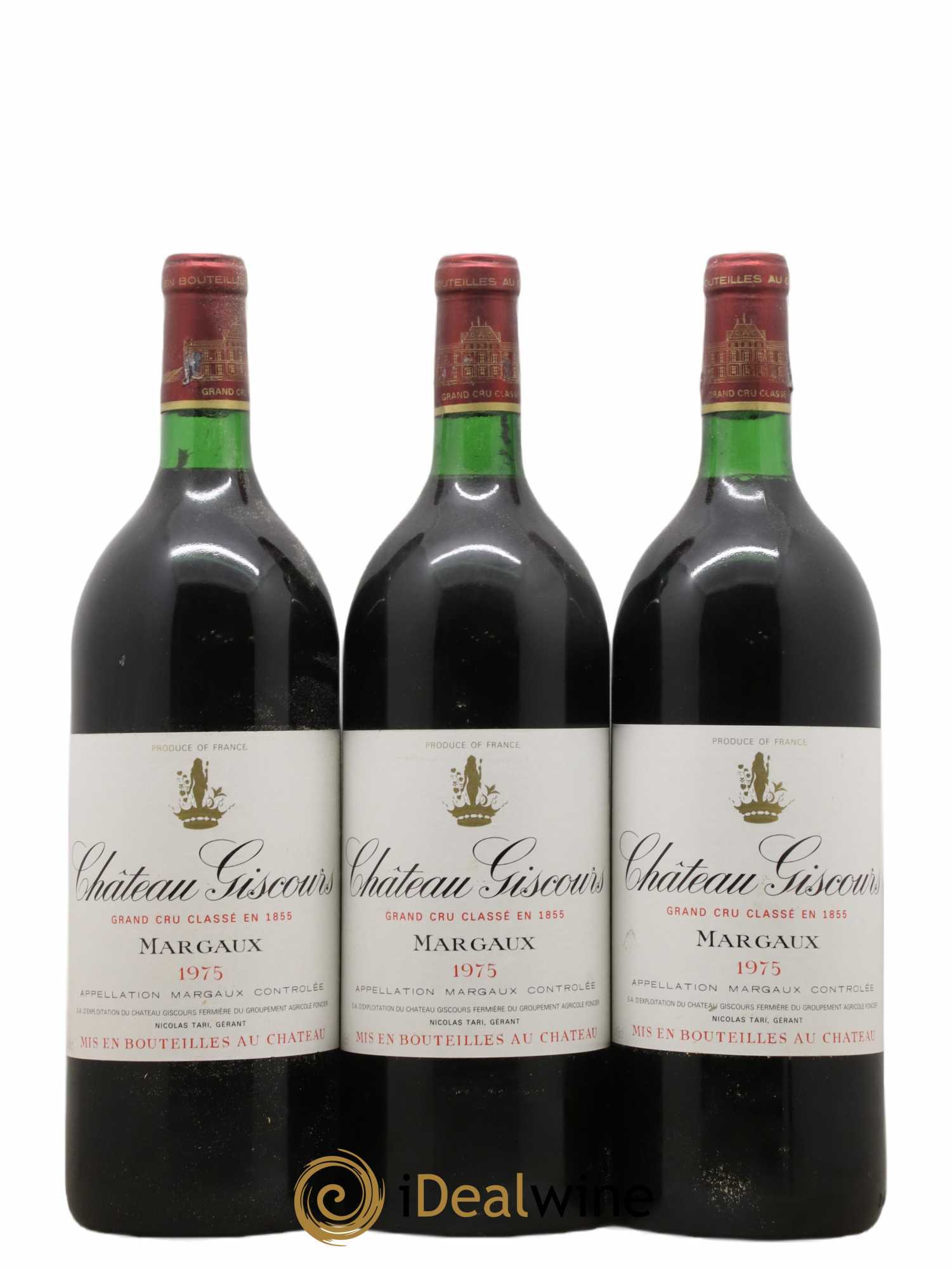 Château Giscours 3ème Grand Cru Classé 1975 - Lot de 3 magnums - 0