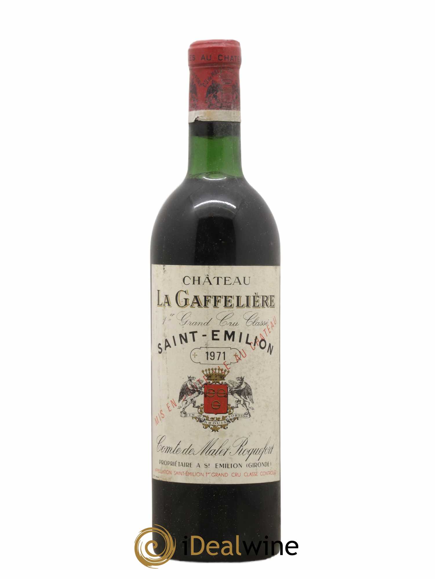 Château la Gaffelière 1er Grand Cru Classé B 1971 - Lot de 1 bouteille - 0