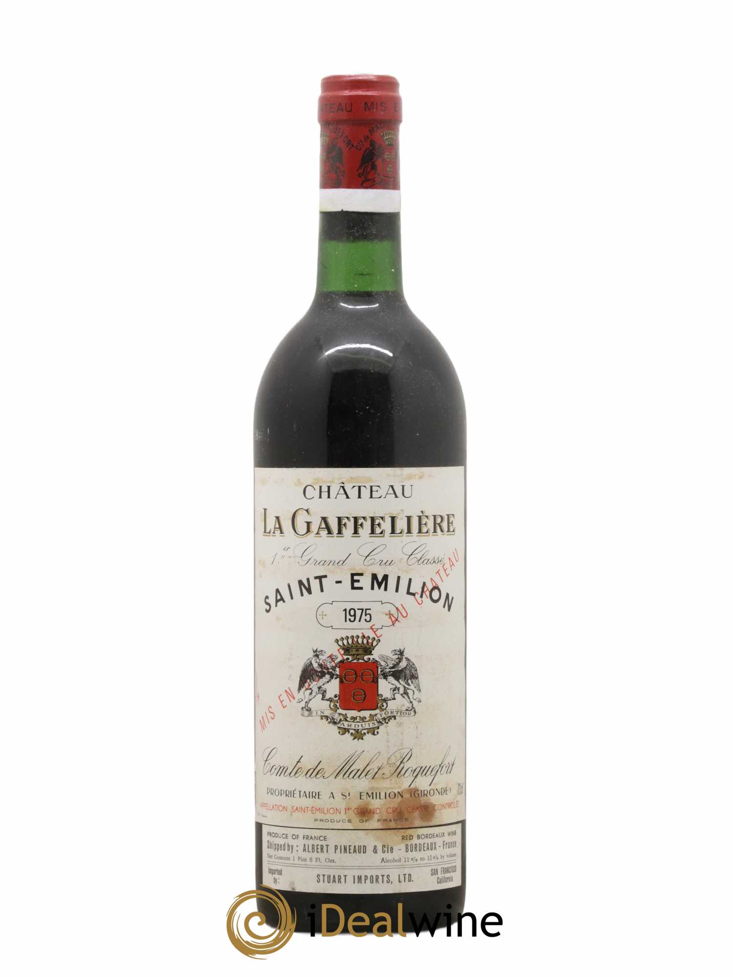 Château la Gaffelière 1er Grand Cru Classé B 1975 - Lot de 1 bouteille - 0