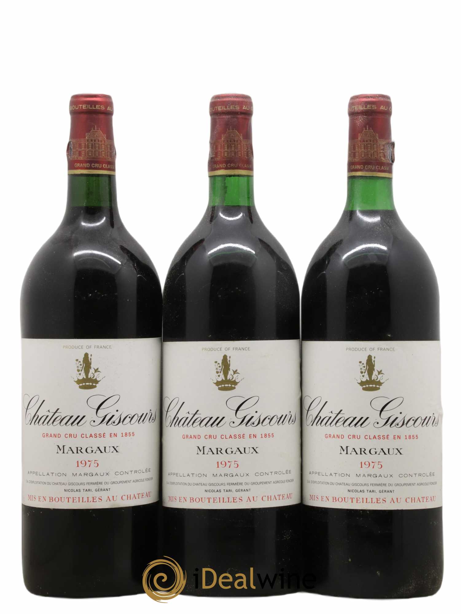 Château Giscours 3ème Grand Cru Classé 1975 - Lot de 3 magnums - 0