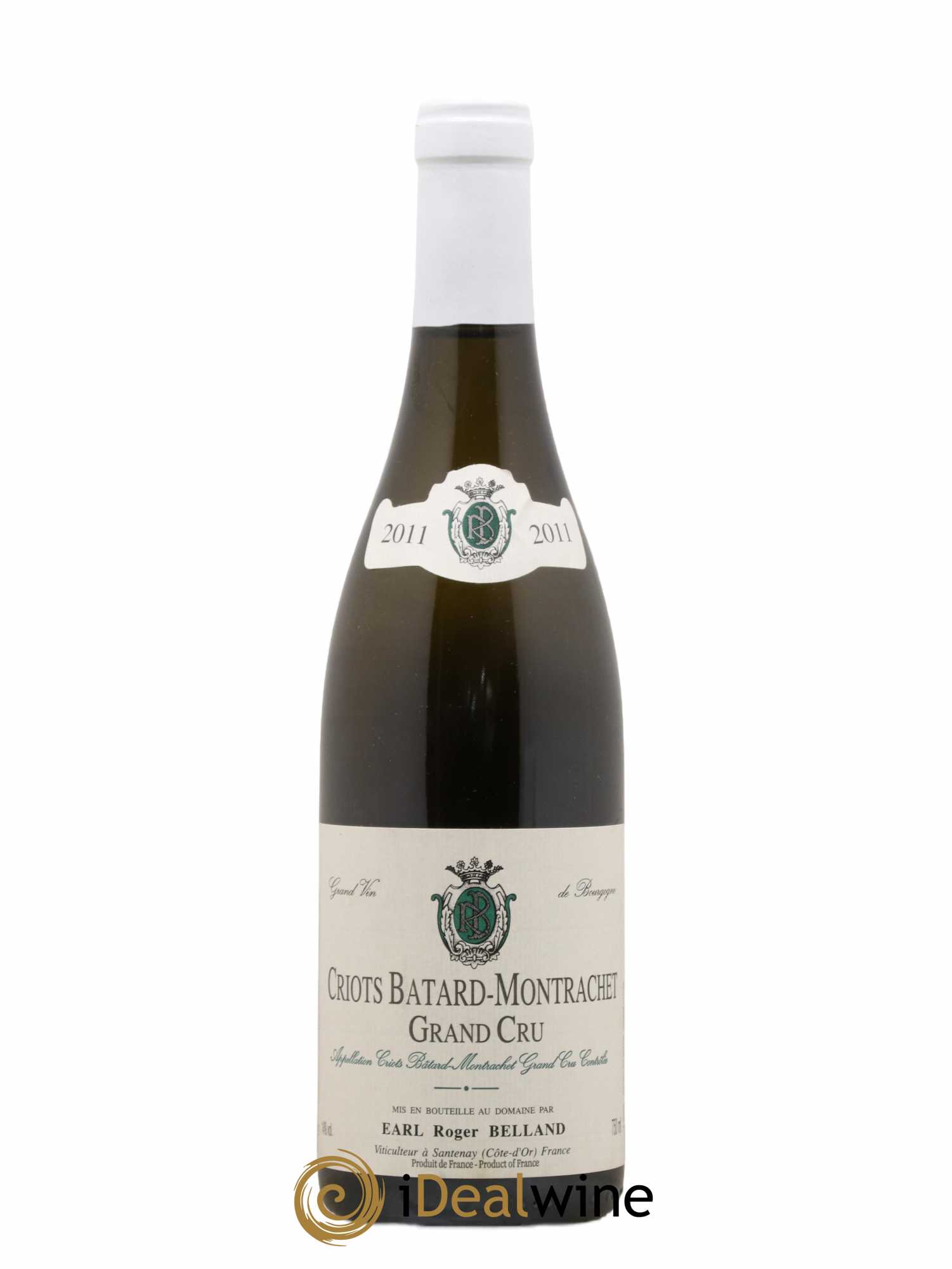 Criots-Bâtard-Montrachet Grand Cru Roger Belland (Domaine) 2011 - Lot de 1 bouteille - 0