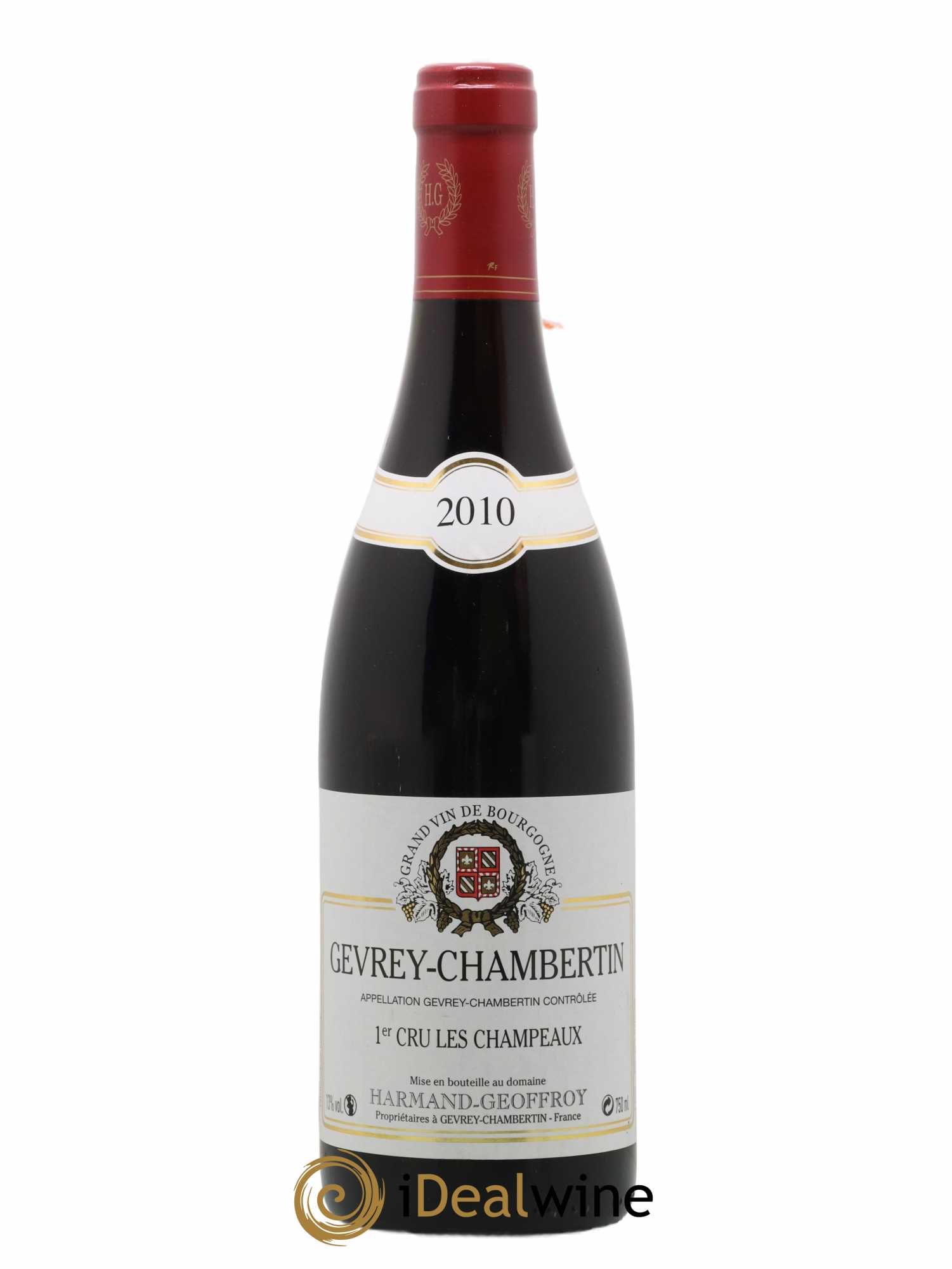 Gevrey-Chambertin 1er Cru Les Champeaux Harmand-Geoffroy (Domaine) 2010 - Lot de 1 bouteille - 0