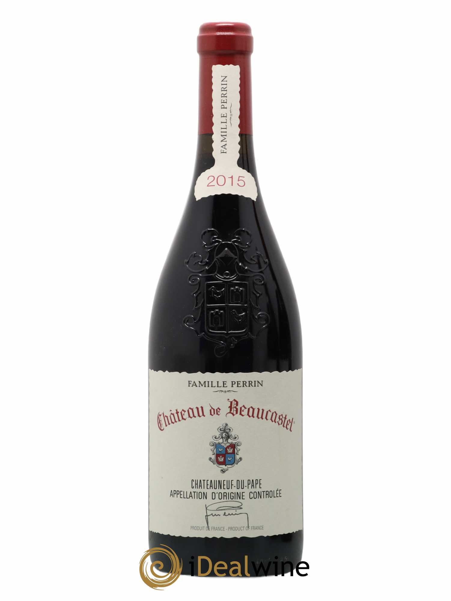 Châteauneuf-du-Pape Château de Beaucastel Famille Perrin 2015 - Lot de 1 bouteille - 0