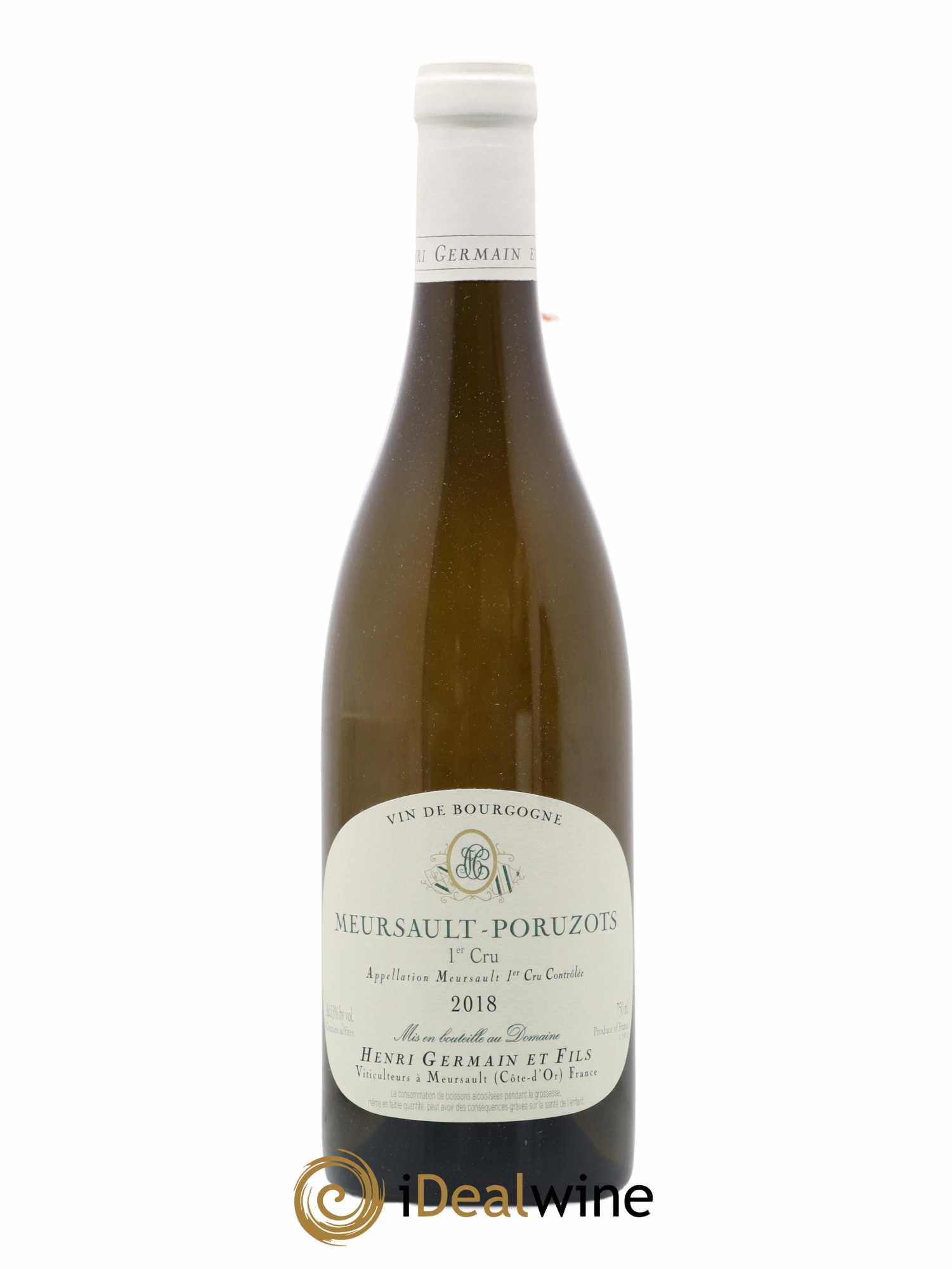 Meursault 1er Cru Poruzots Henri Germain 2018 - Lot de 1 bouteille - 0