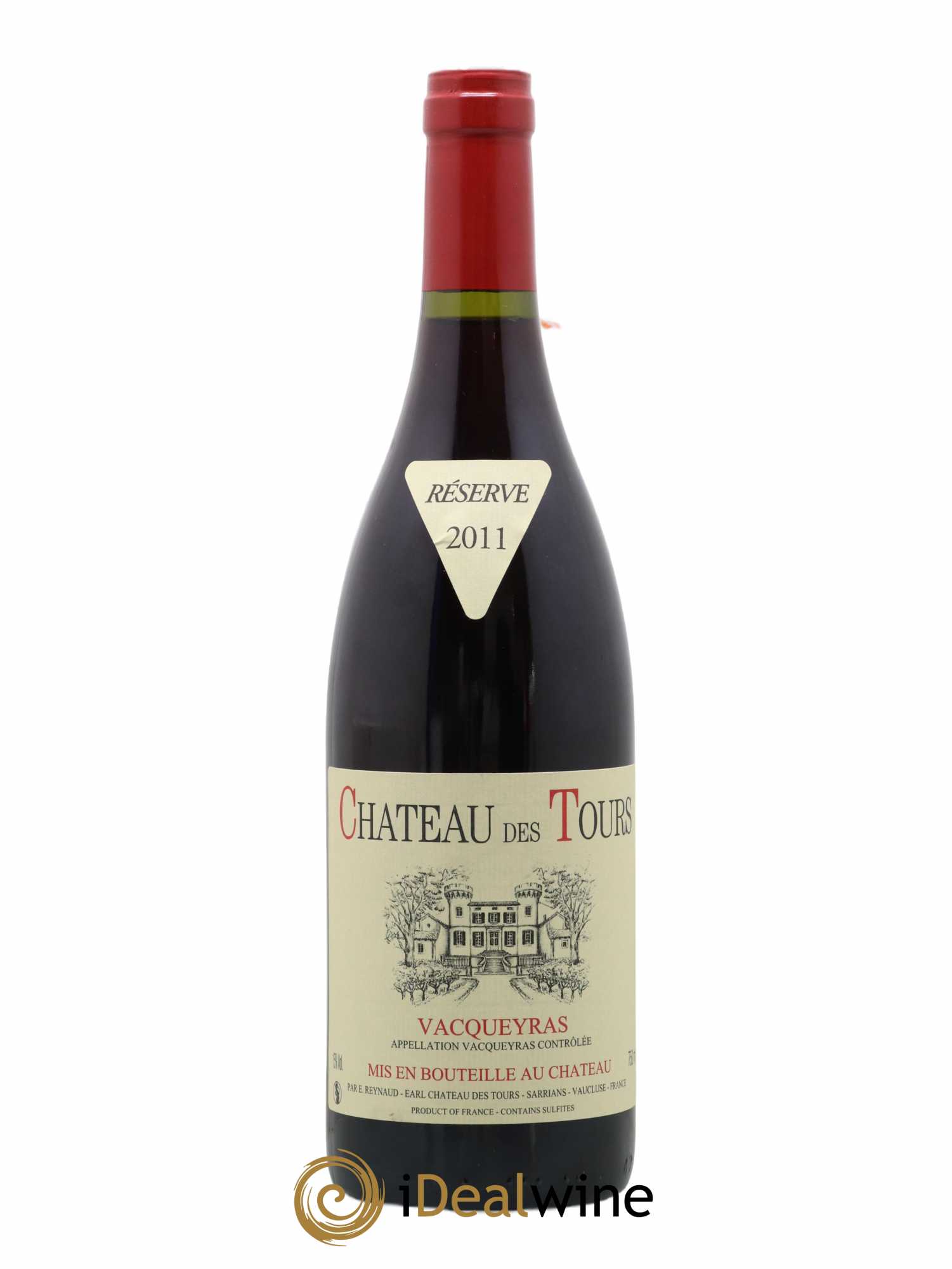 Vacqueyras Château des Tours Emmanuel Reynaud 2011 - Lot de 1 bouteille - 0