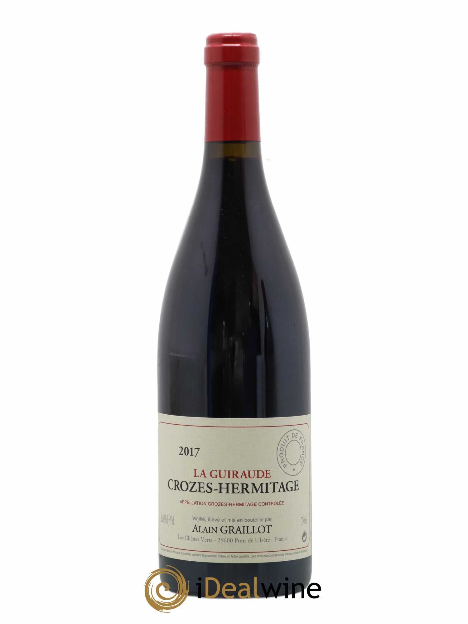 Crozes-Hermitage La Guiraude Domaine Graillot 2017 - Lot de 1 bouteille - 0