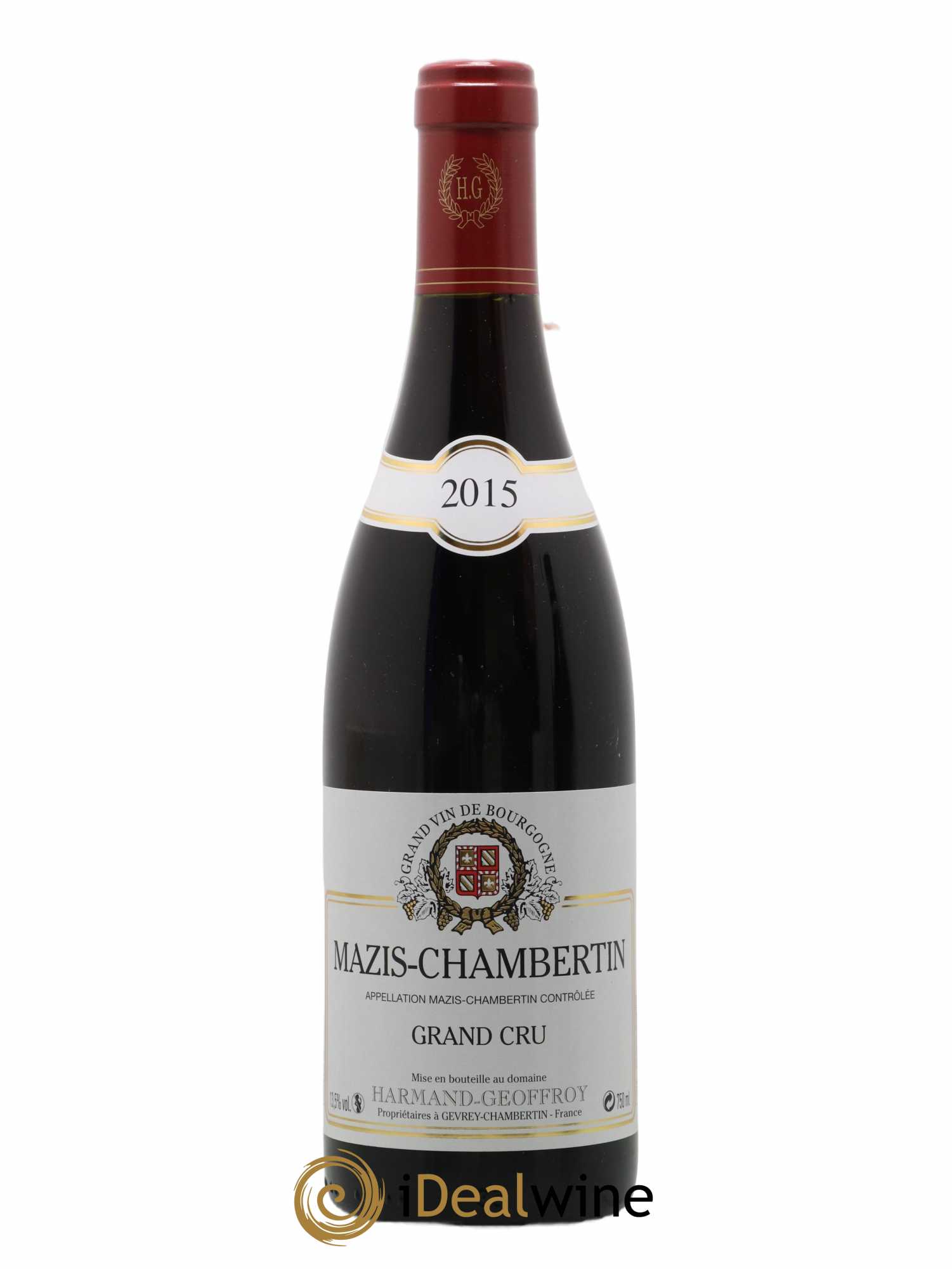 Mazis-Chambertin Grand Cru Harmand-Geoffroy (Domaine) 2015 - Lot de 1 bouteille - 0