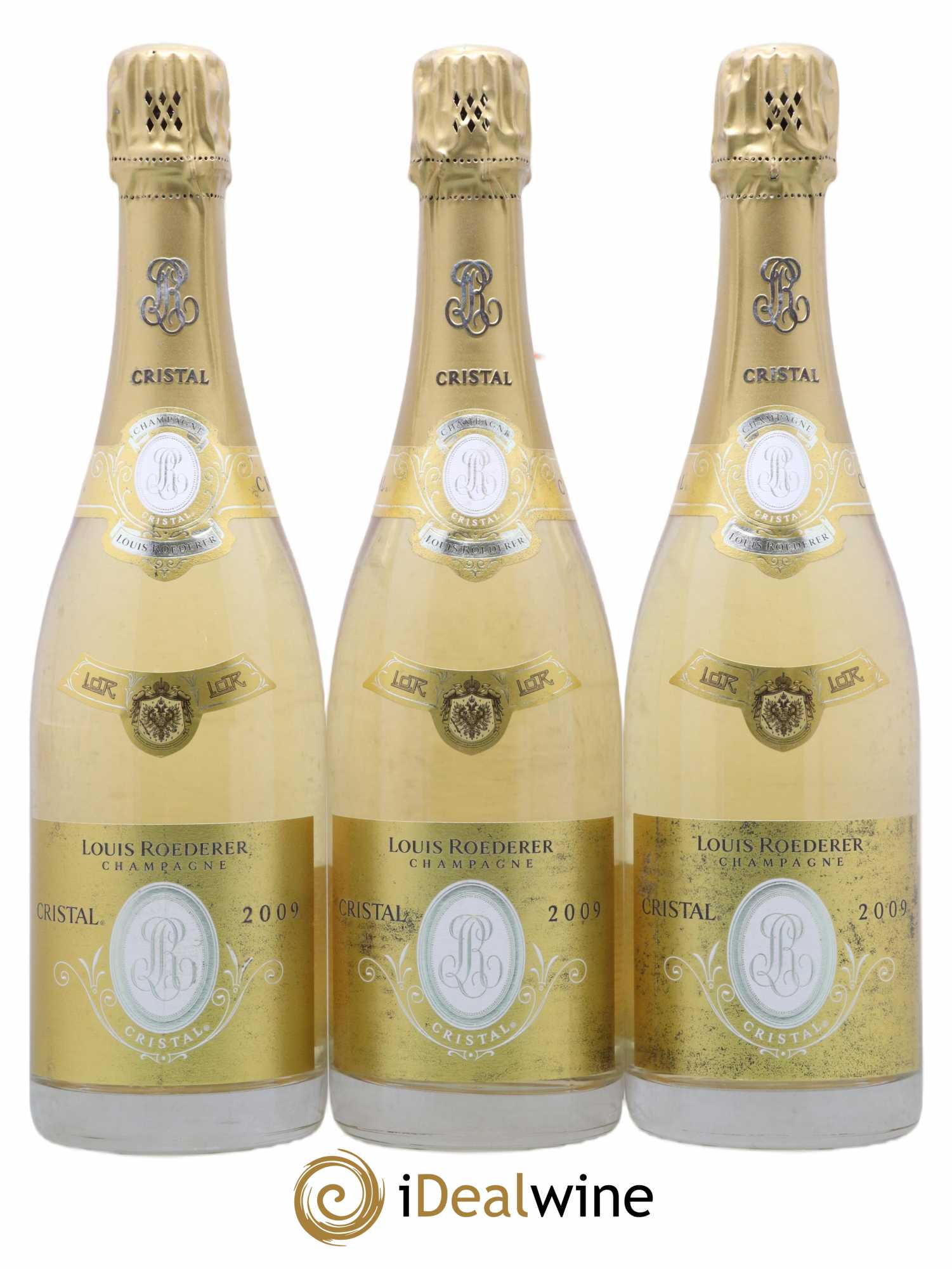 Cristal Louis Roederer 2009 - Lot de 3 bouteilles - 0