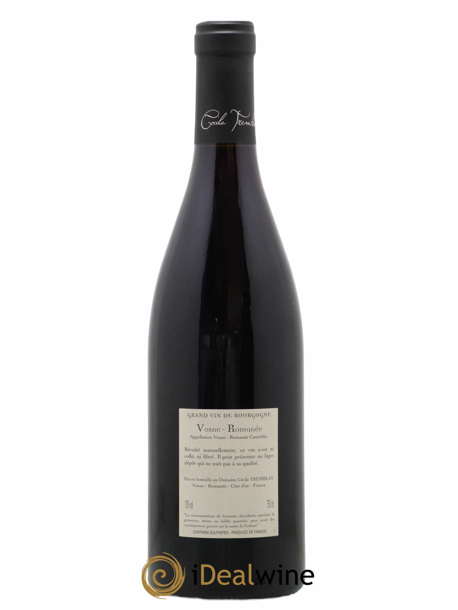 Vosne-Romanée Vieilles Vignes Cécile Tremblay 2017 - Lot de 1 bouteille - 1