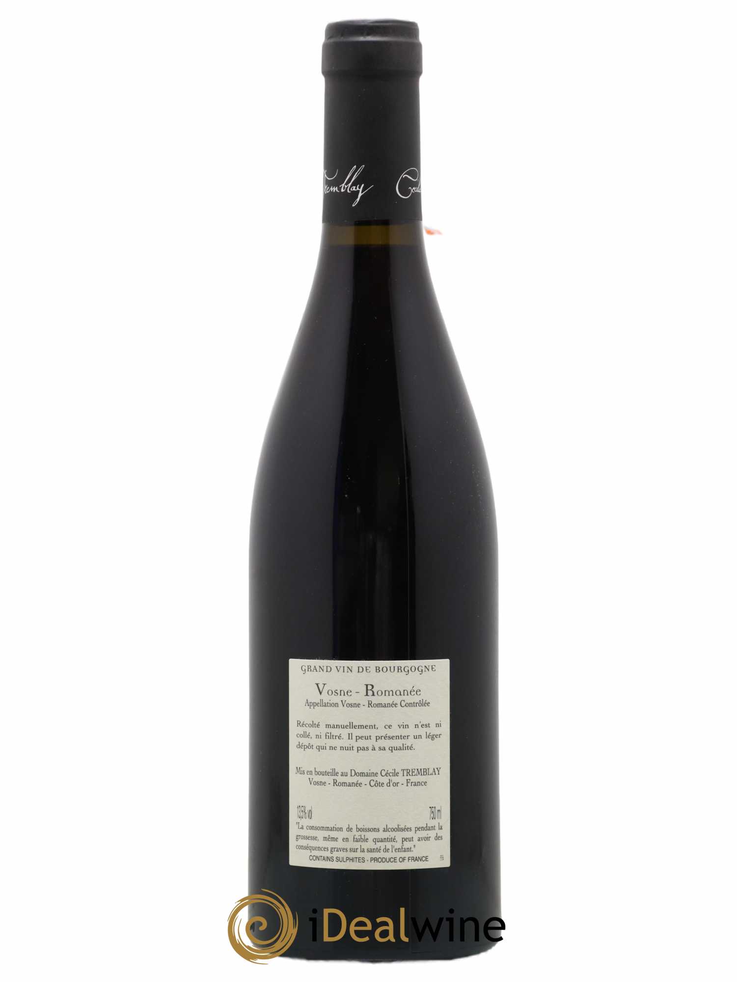Vosne-Romanée Vieilles Vignes Cécile Tremblay 2018 - Lot de 1 bouteille - 1