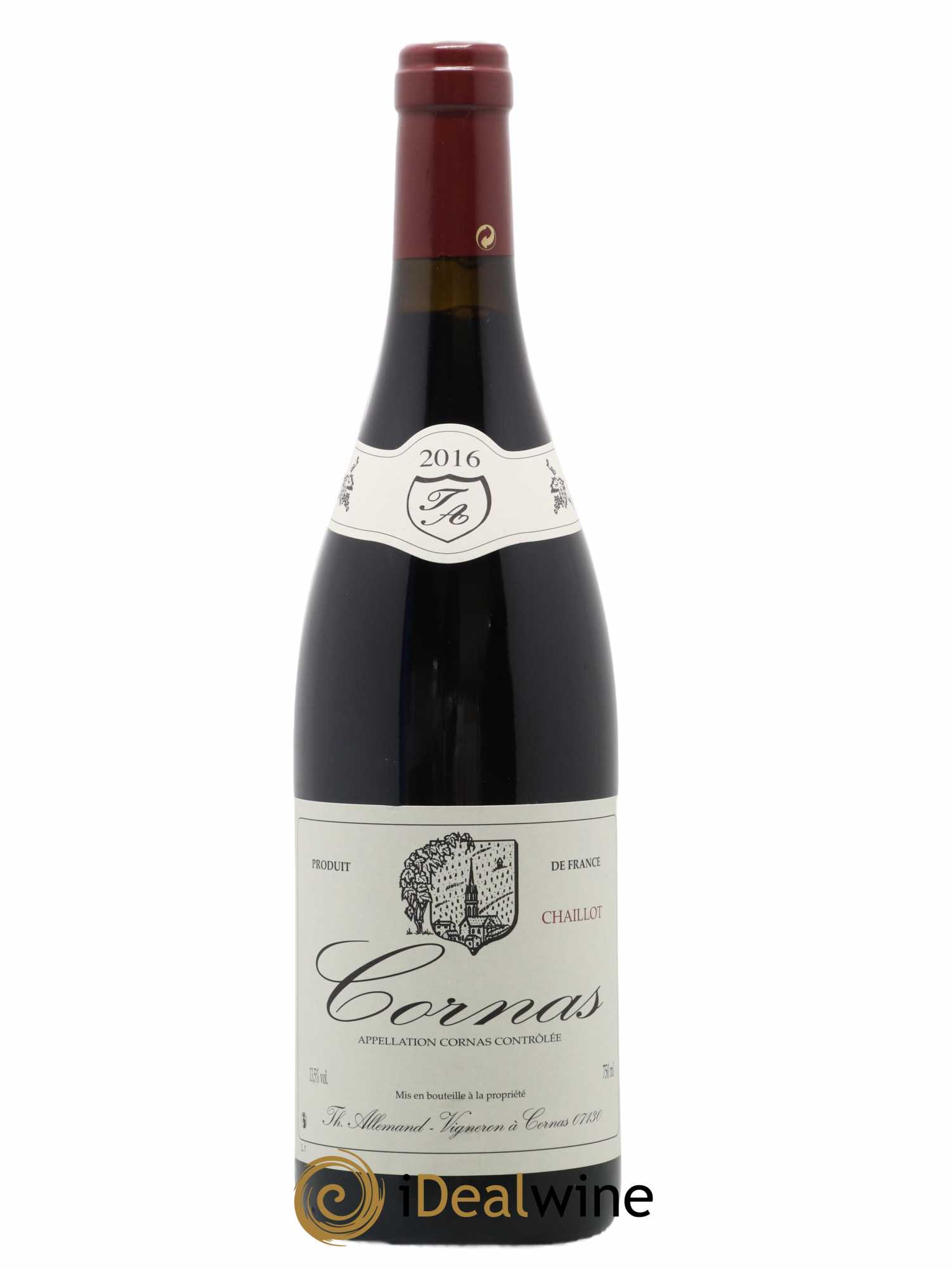 Cornas Chaillot Thierry Allemand 2016 - Lot de 1 bouteille - 0
