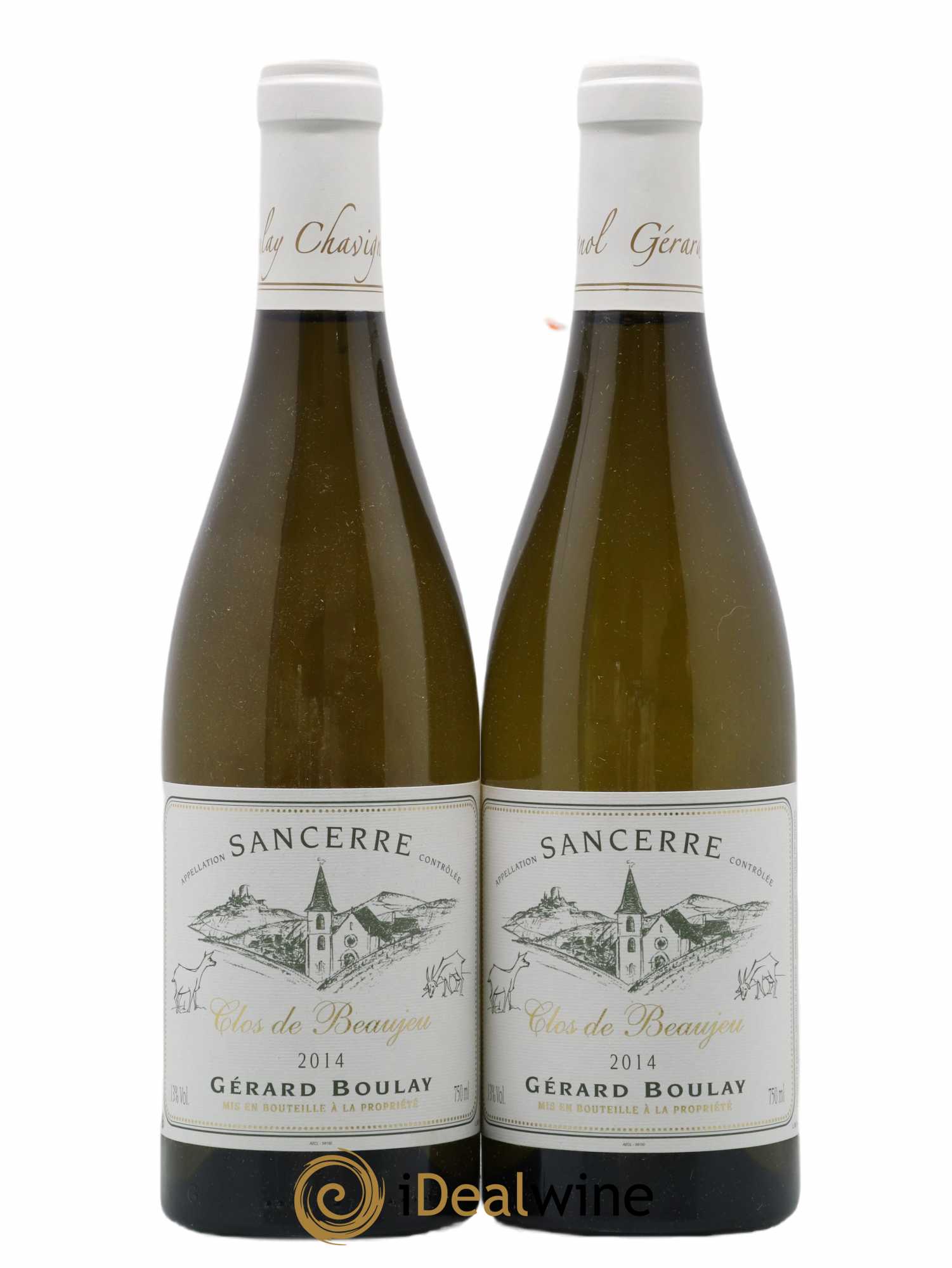 Sancerre Clos de Beaujeu Gérard Boulay 2014 - Lot de 2 bouteilles - 0
