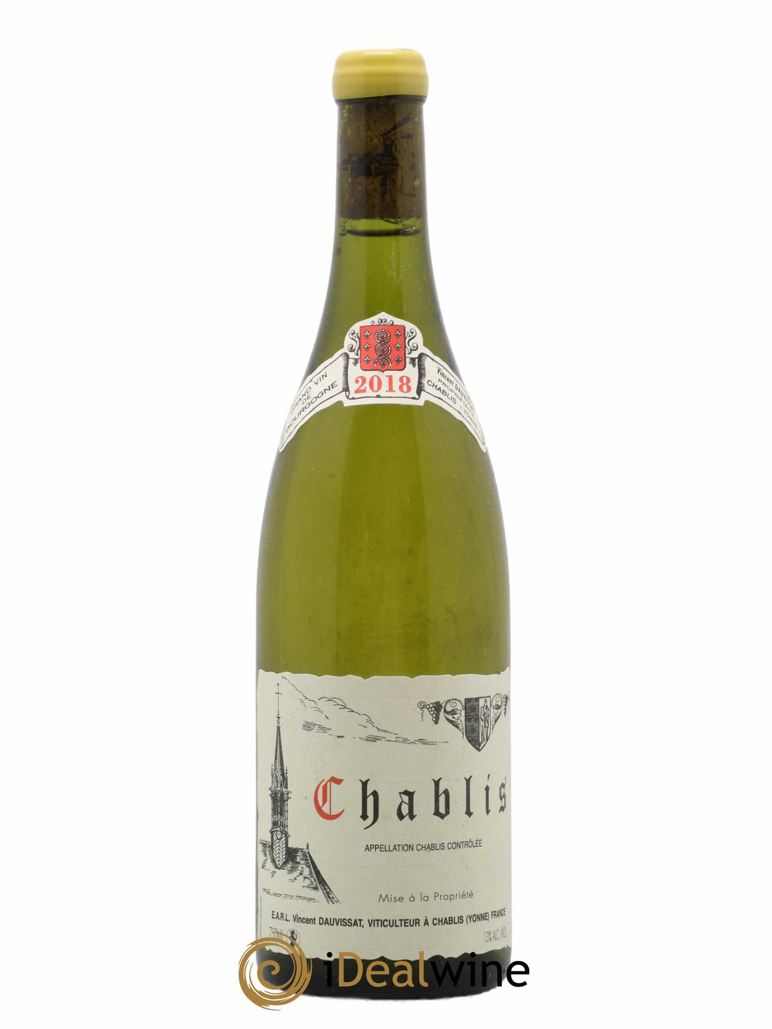 Chablis Vincent Dauvissat (Domaine) 2018 - Lot de 1 bouteille - 0