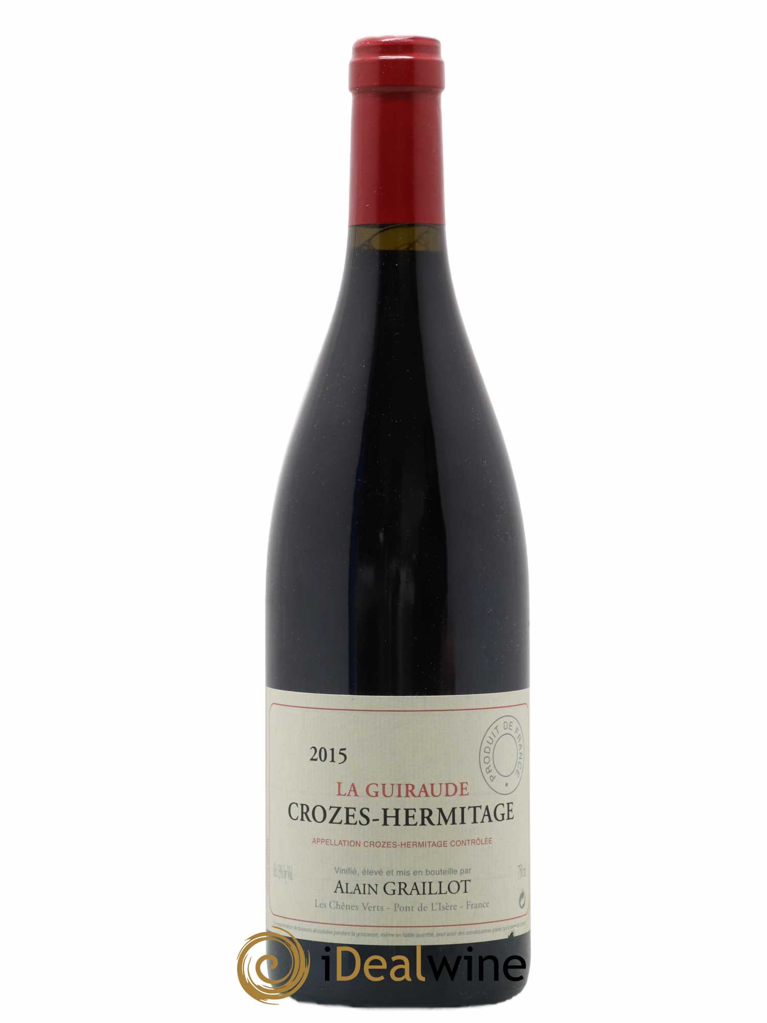 Crozes-Hermitage La Guiraude Domaine Graillot 2015 - Lot de 1 bouteille - 0