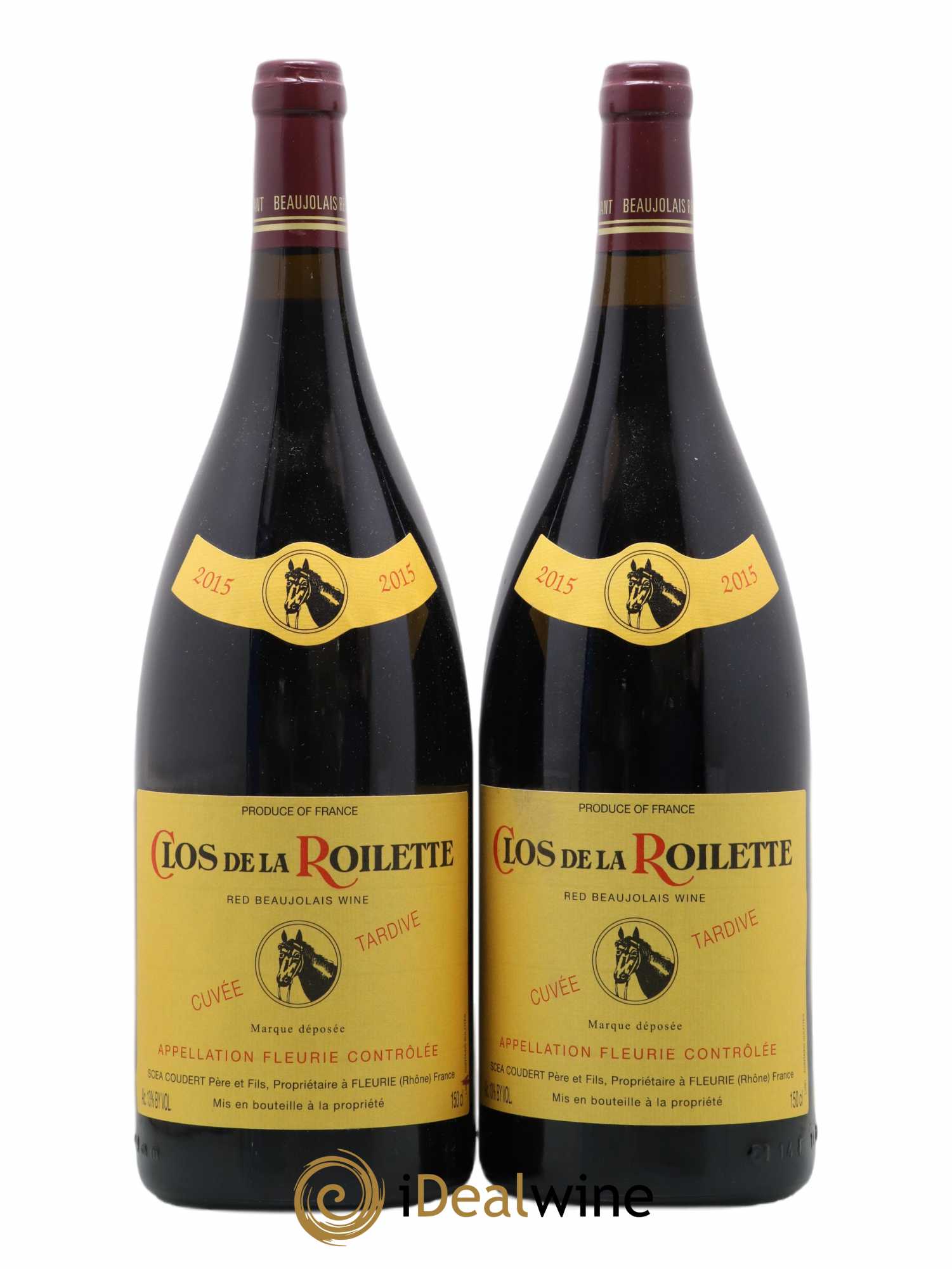 Fleurie Cuvée Tardive Clos de la Roilette 2015 - Lot de 2 magnums - 0
