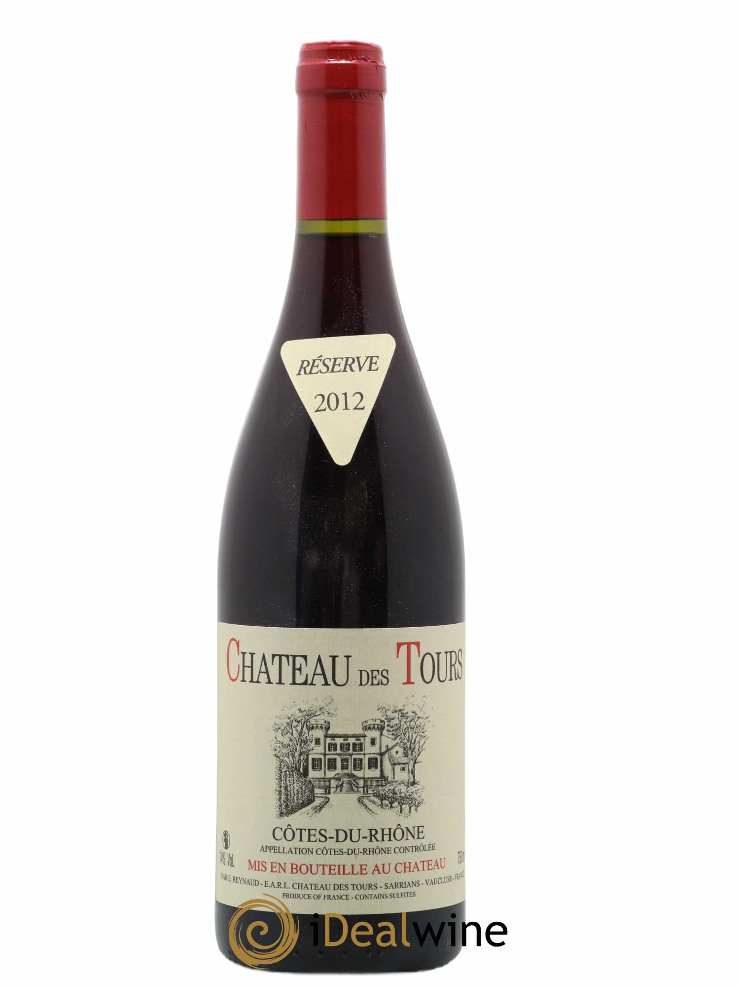 Côtes-du-Rhône Château des Tours Emmanuel Reynaud 2012 - Lot de 1 bouteille - 0