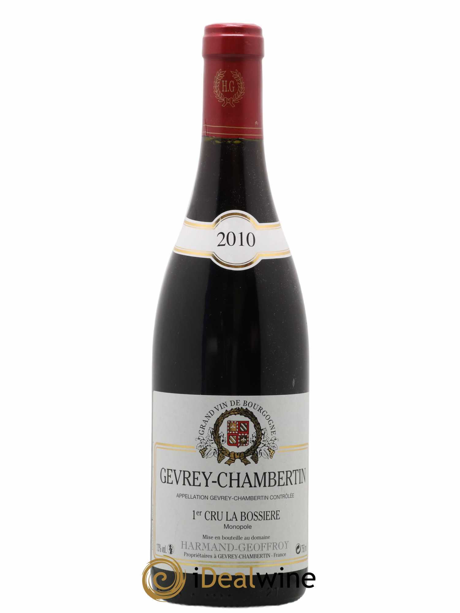 Gevrey-Chambertin 1er Cru La Bossière Harmand-Geoffroy (Domaine) 2010 - Lot de 1 bouteille - 0