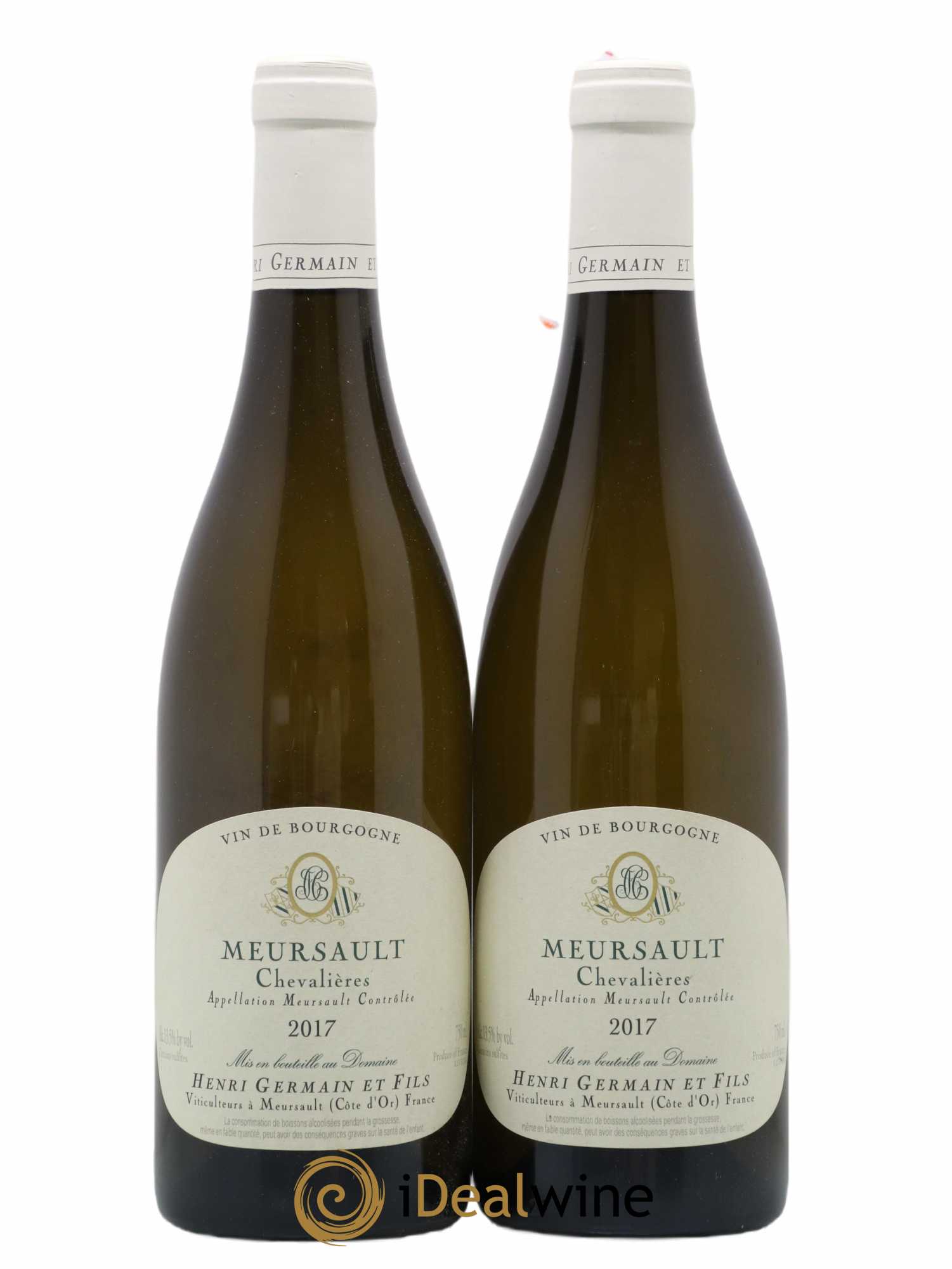 Meursault Chevalières Henri Germain 2017 - Lot de 2 bouteilles - 0