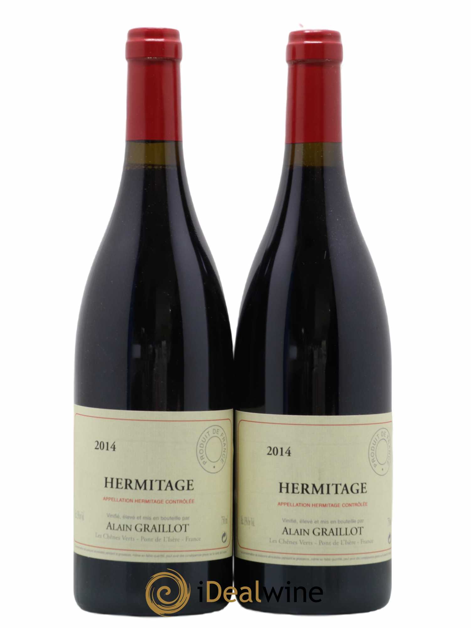Hermitage Domaine Graillot 2014 - Lot de 2 bouteilles - 0