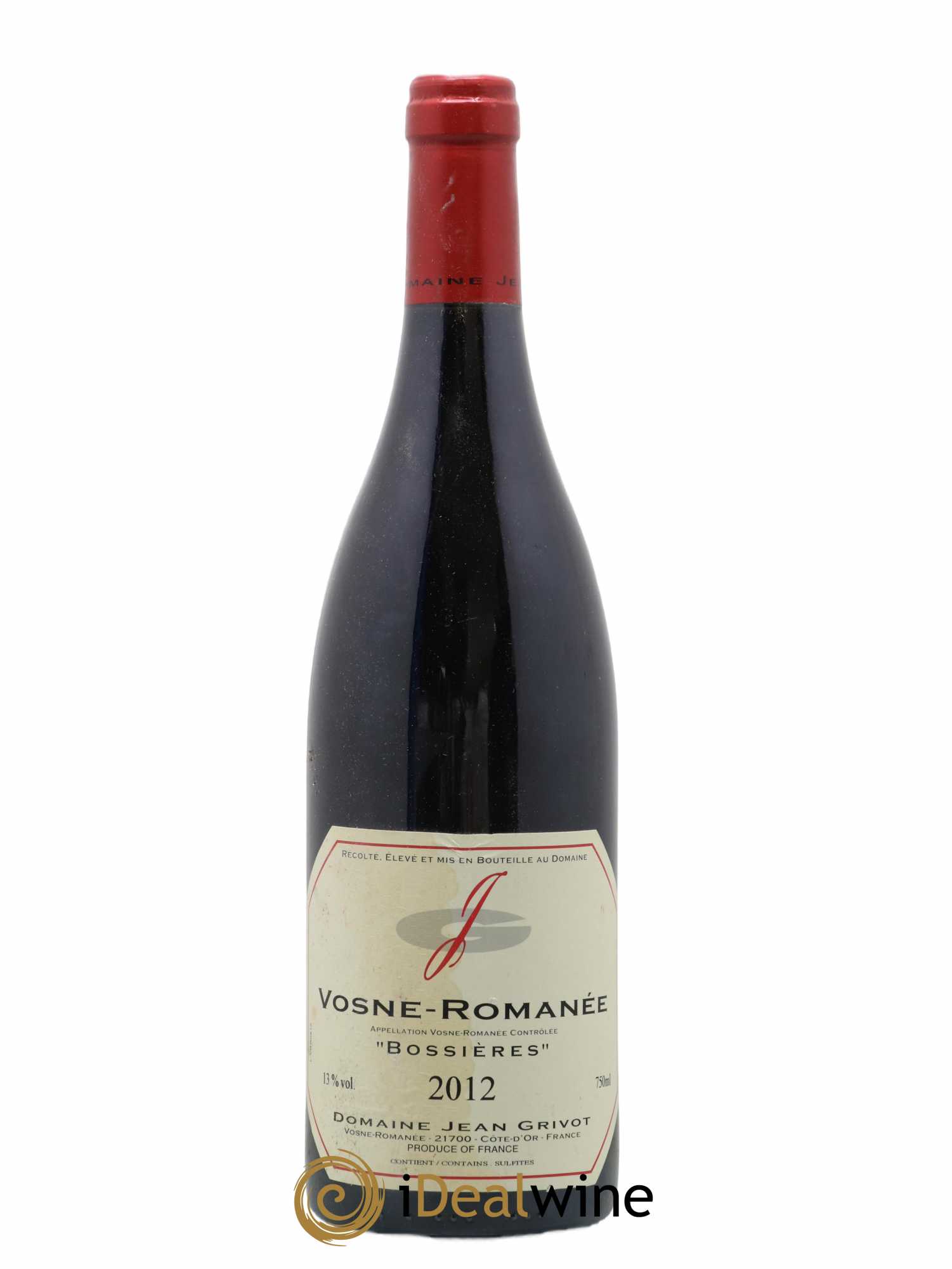 Vosne-Romanée Bossières Jean Grivot 2012 - Lot de 1 bouteille - 0