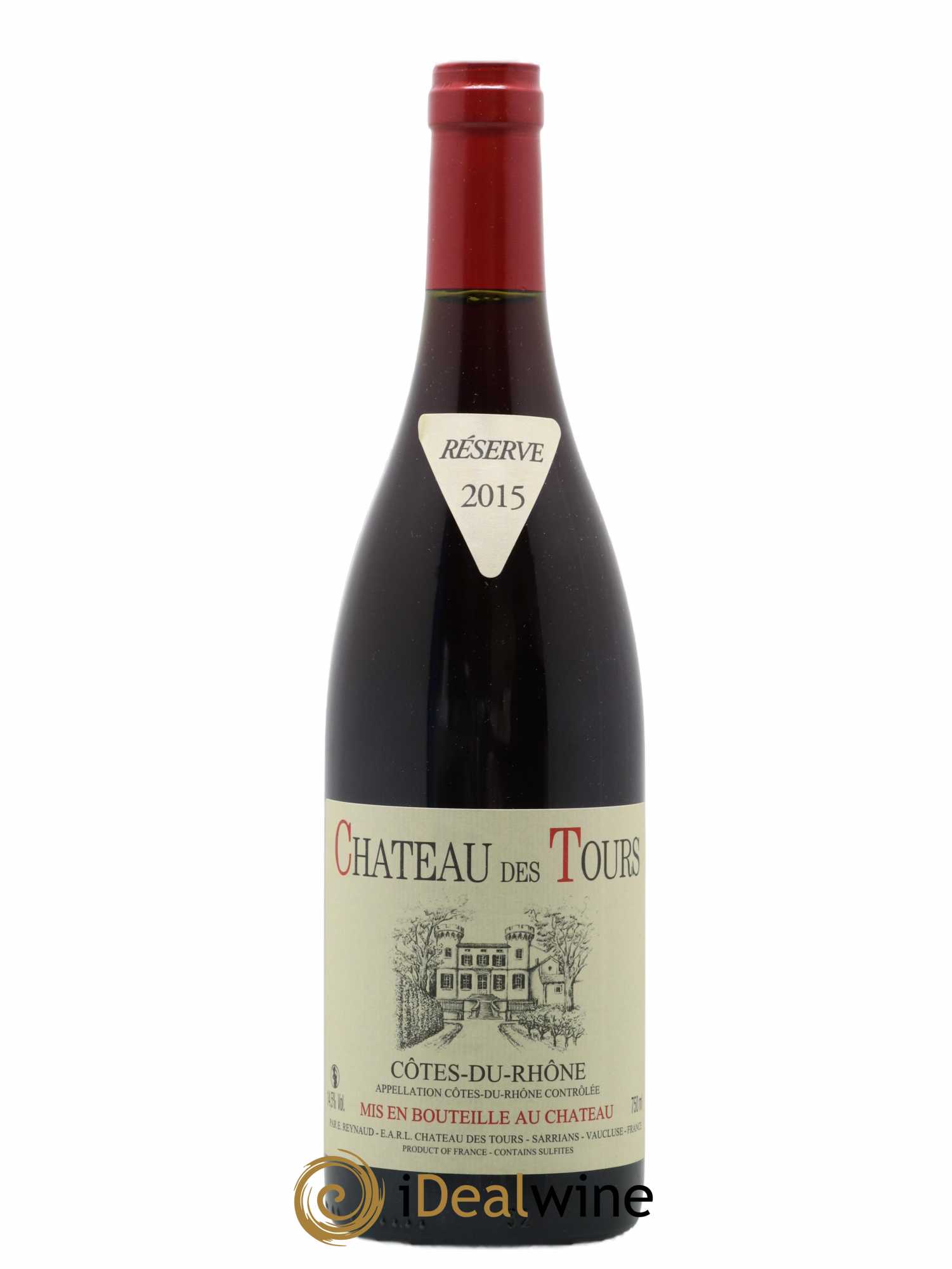 Côtes-du-Rhône Château des Tours Emmanuel Reynaud 2015 - Lot de 1 bouteille - 0