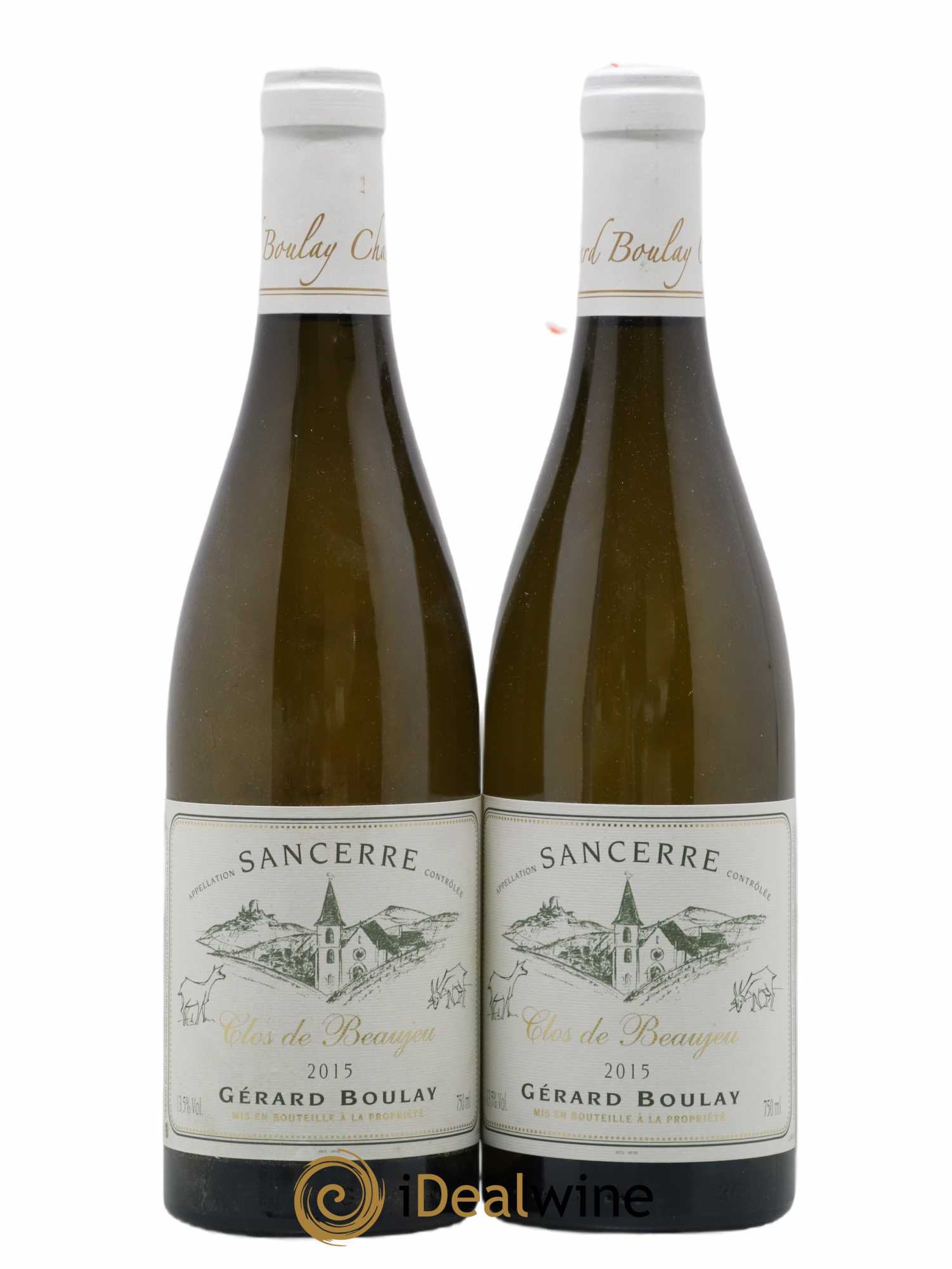 Sancerre Clos de Beaujeu Gérard Boulay 2015 - Lot de 2 bouteilles - 0