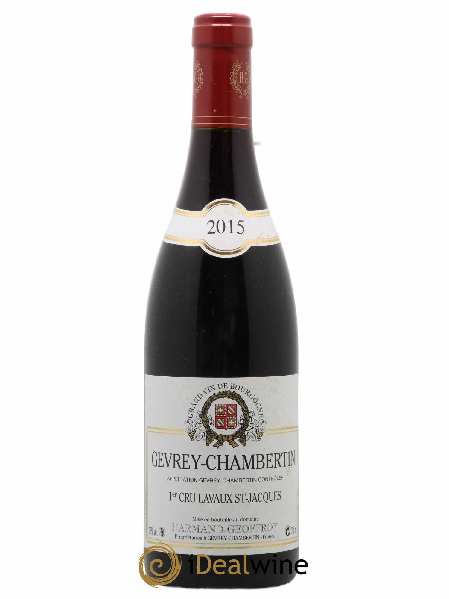 Gevrey-Chambertin 1er Cru Lavaux Saint Jacques Harmand-Geoffroy (Domaine) 2015 - Lot de 1 bouteille - 0