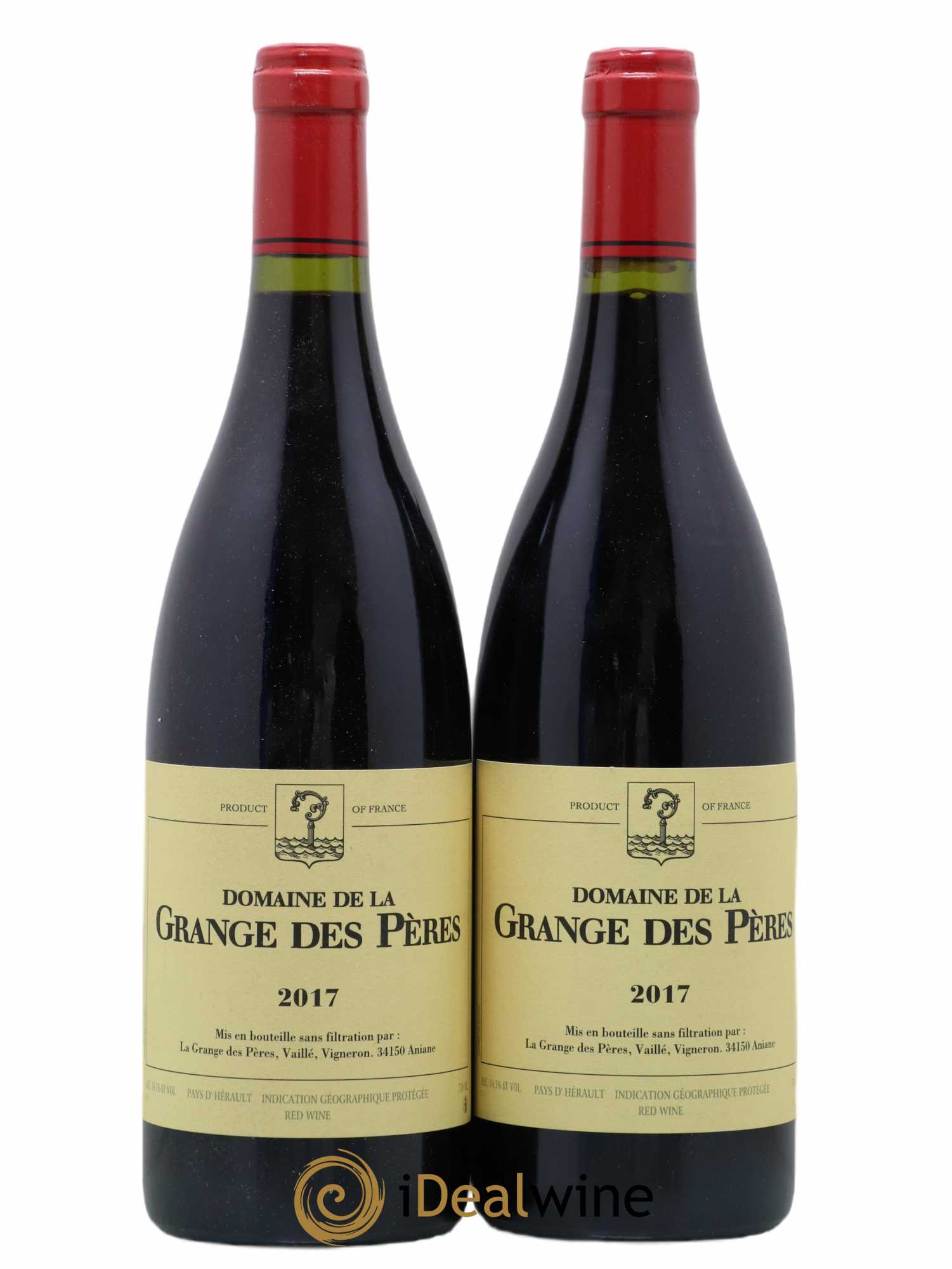 Pays d'Hérault Grange des Pères Laurent Vaillé 2017 - Lot de 2 bouteilles - 0