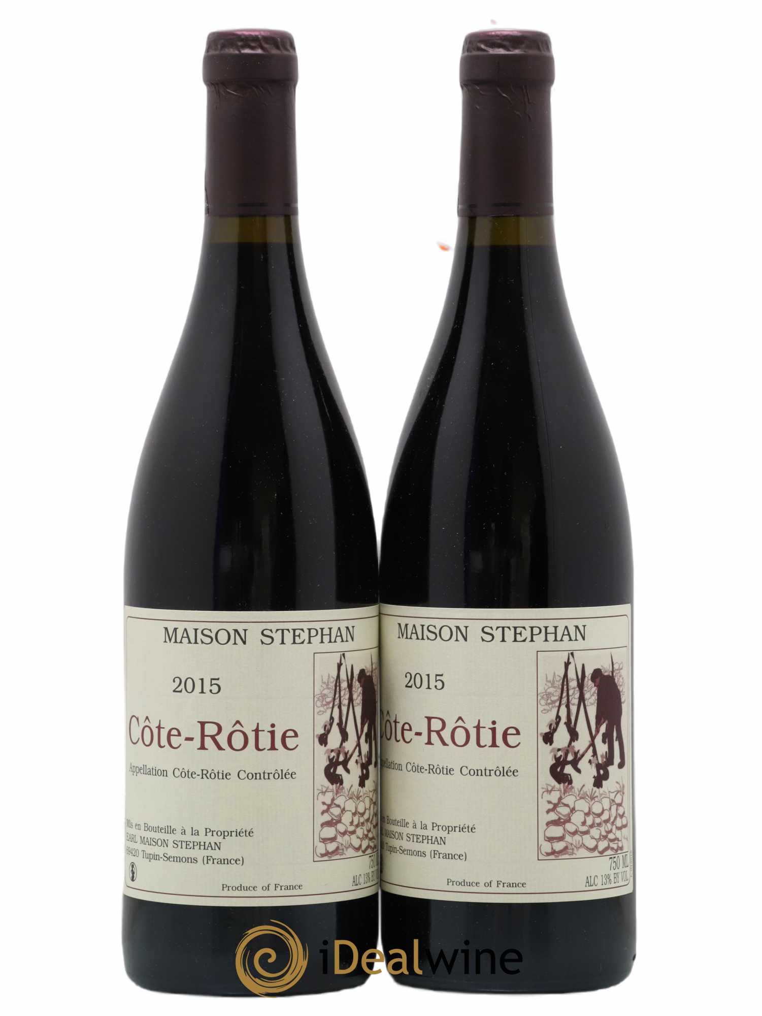 Côte-Rôtie Jean-Michel Stephan 2015 - Lot de 2 bouteilles - 0