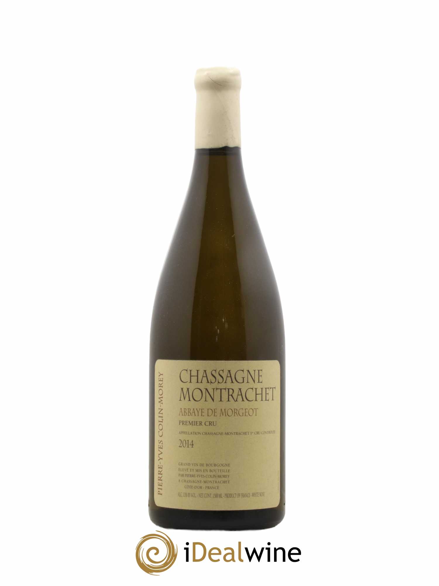 Chassagne-Montrachet 1er Cru Abbaye de Morgeot Pierre-Yves Colin Morey 2014 - Lot de 1 magnum - 0