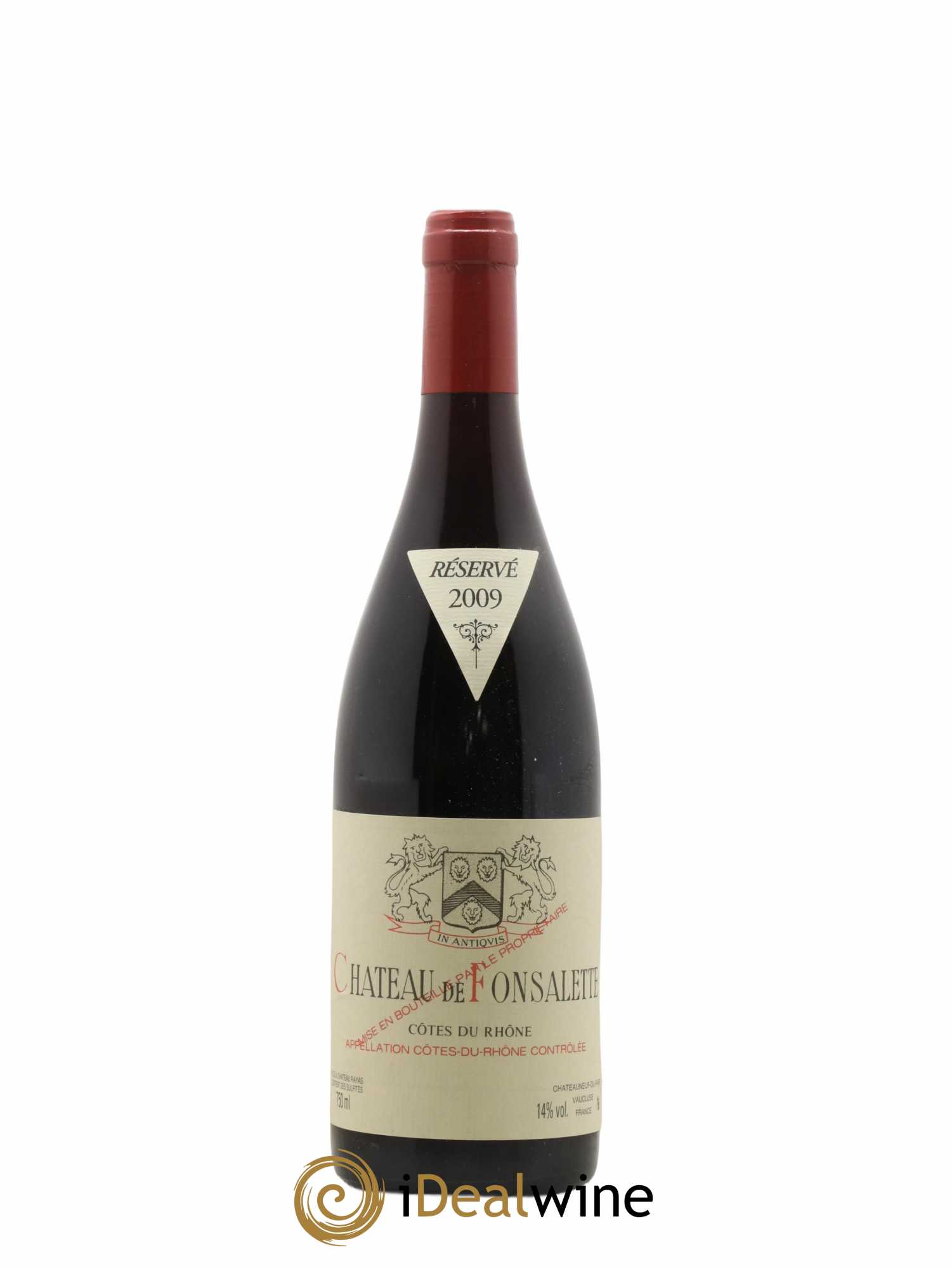 Côtes-du-Rhône Château de Fonsalette Emmanuel Reynaud 2009 - Lot de 1 bouteille - 0