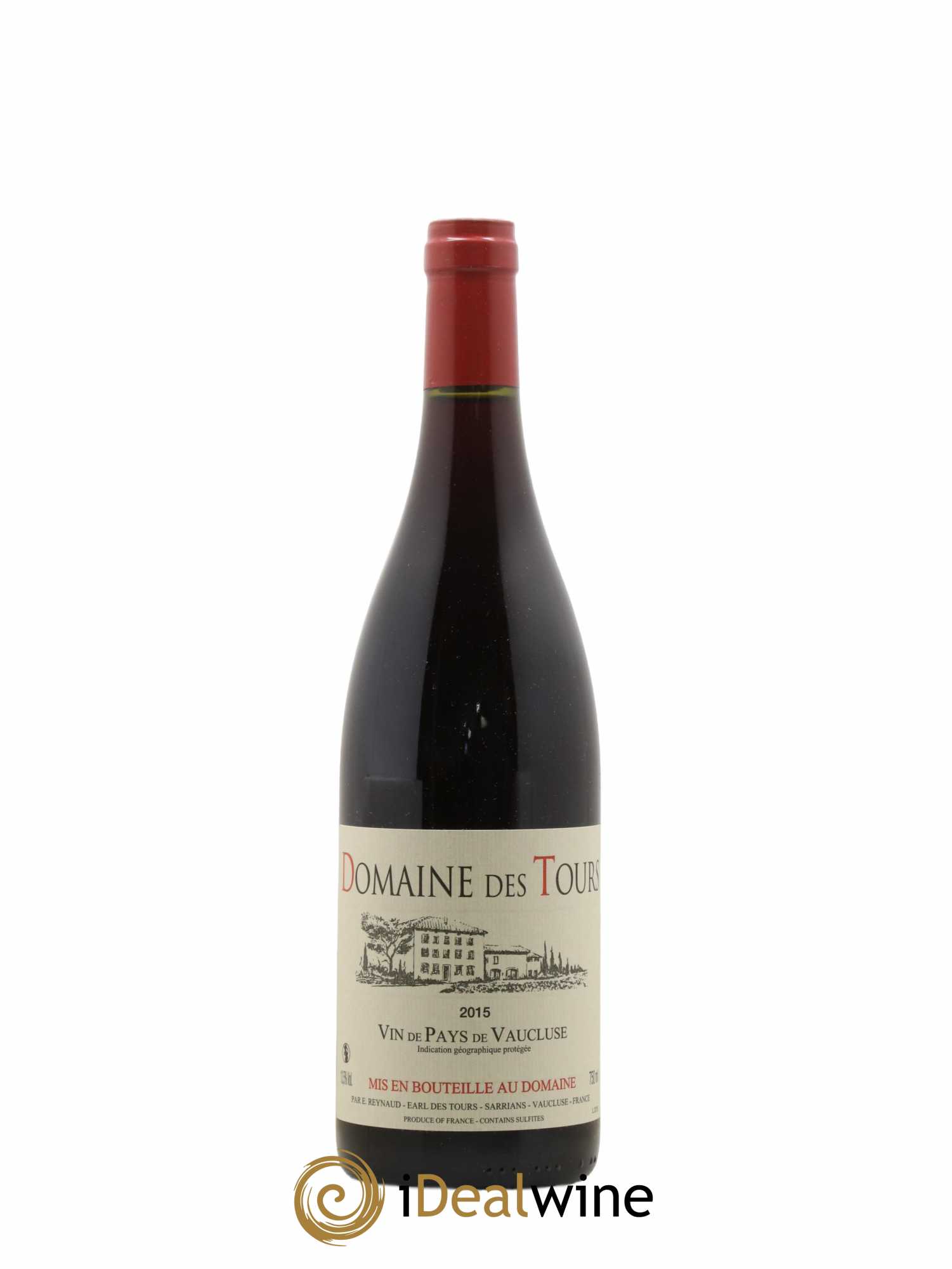 Vaucluse (Vin de Pays de Vaucluse) Domaine des Tours Emmanuel Reynaud 2015 - Lot de 1 bouteille - 0