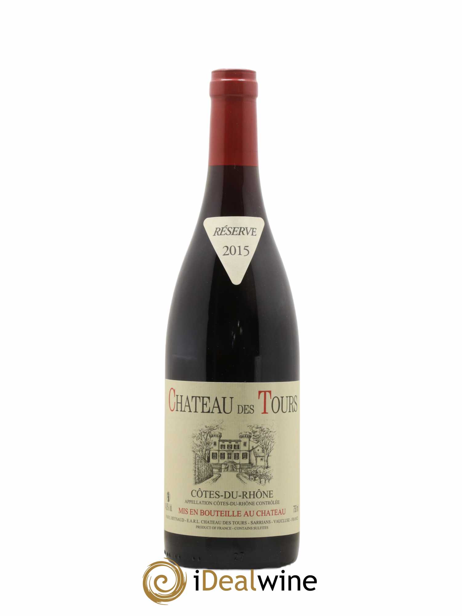 Côtes-du-Rhône Château des Tours Emmanuel Reynaud 2015 - Lot de 1 bouteille - 0