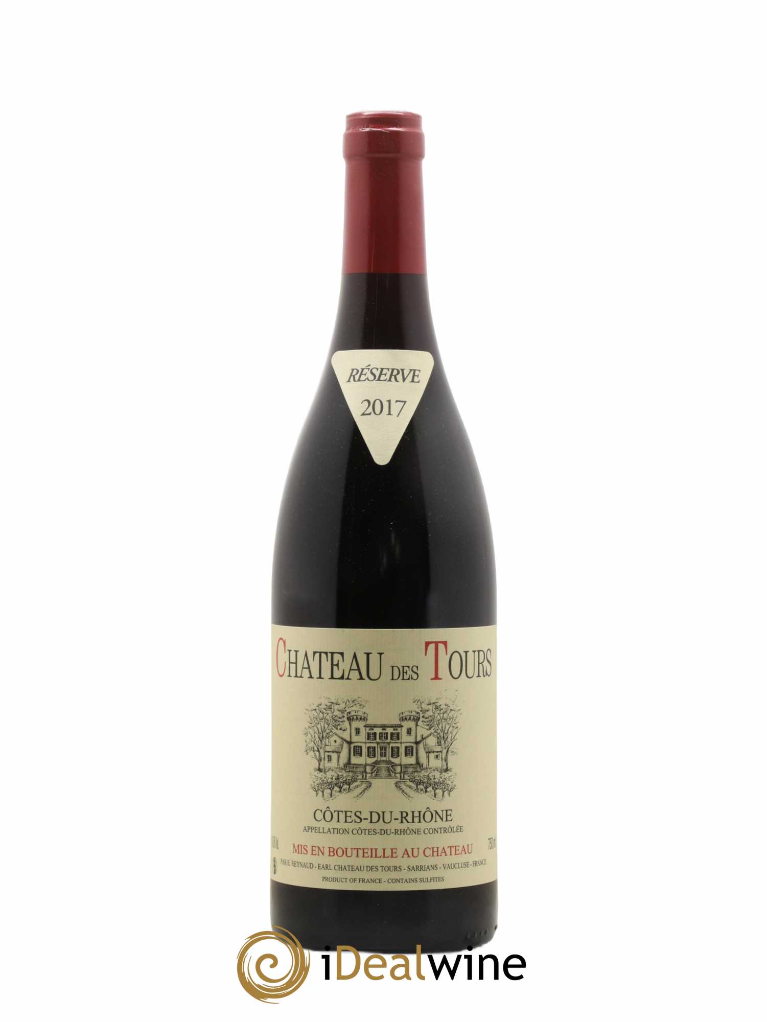 Côtes-du-Rhône Château des Tours Emmanuel Reynaud 2017 - Lot de 1 bouteille - 0