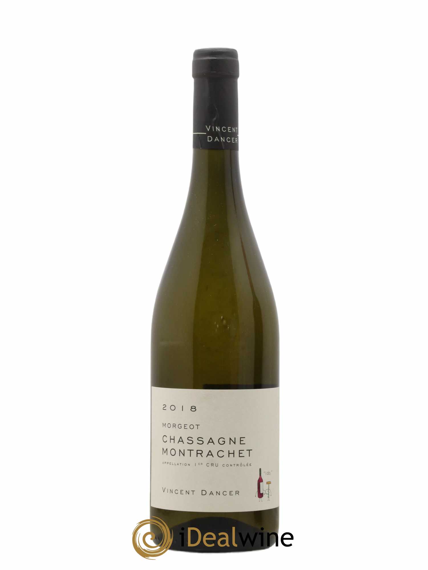Chassagne-Montrachet 1er Cru Morgeot Vincent Dancer 2018 - Lot de 1 bouteille - 0