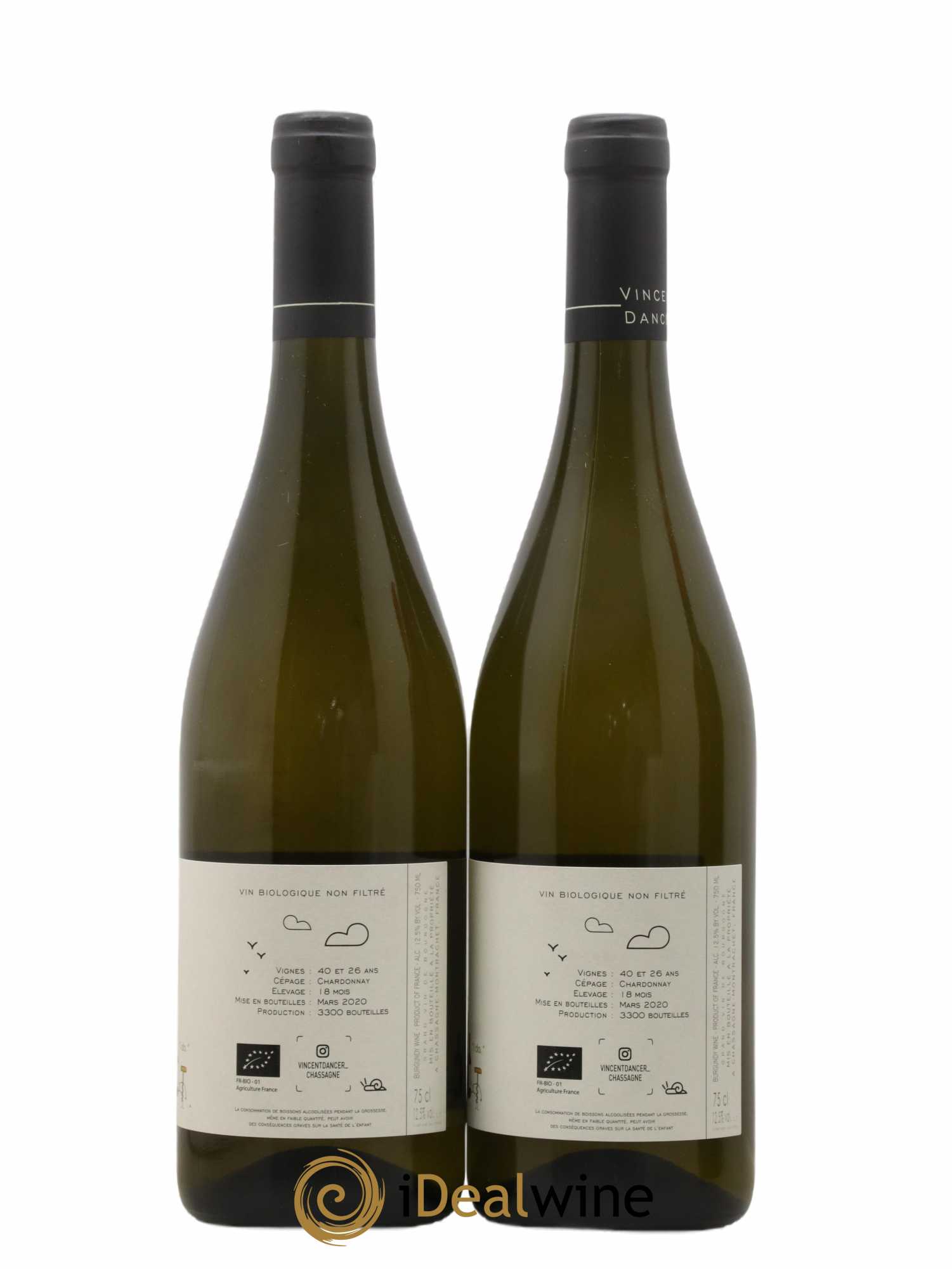 Chassagne-Montrachet 1er Cru La Romanée Vincent Dancer 2018 - Lot de 2 bouteilles - 1